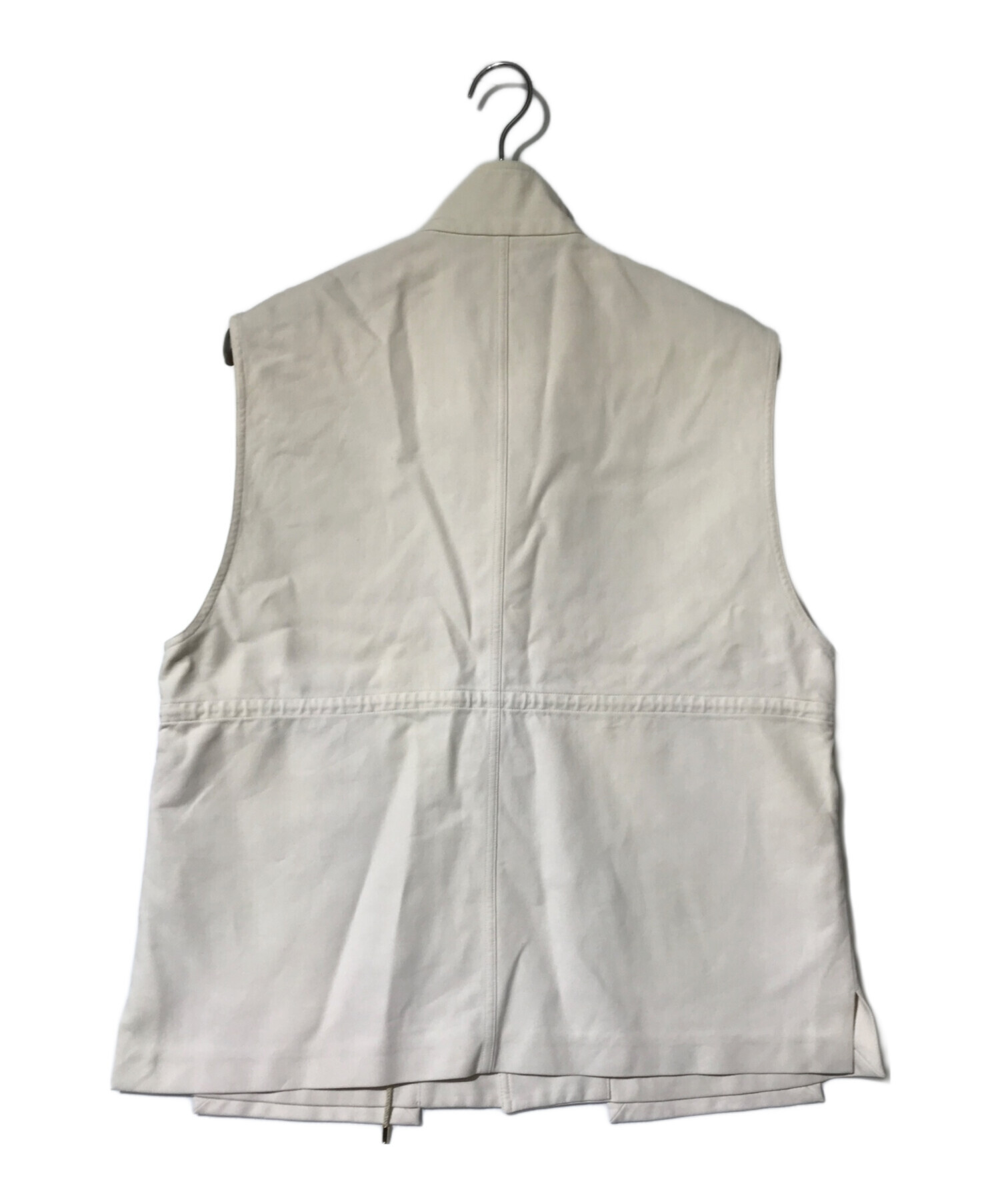 中古・古着通販】AURALEE (オーラリー) Hard Twist Double Cloth Vest ホワイト サイズ:1｜ブランド・古着通販  トレファク公式【TREFAC FASHION】スマホサイト