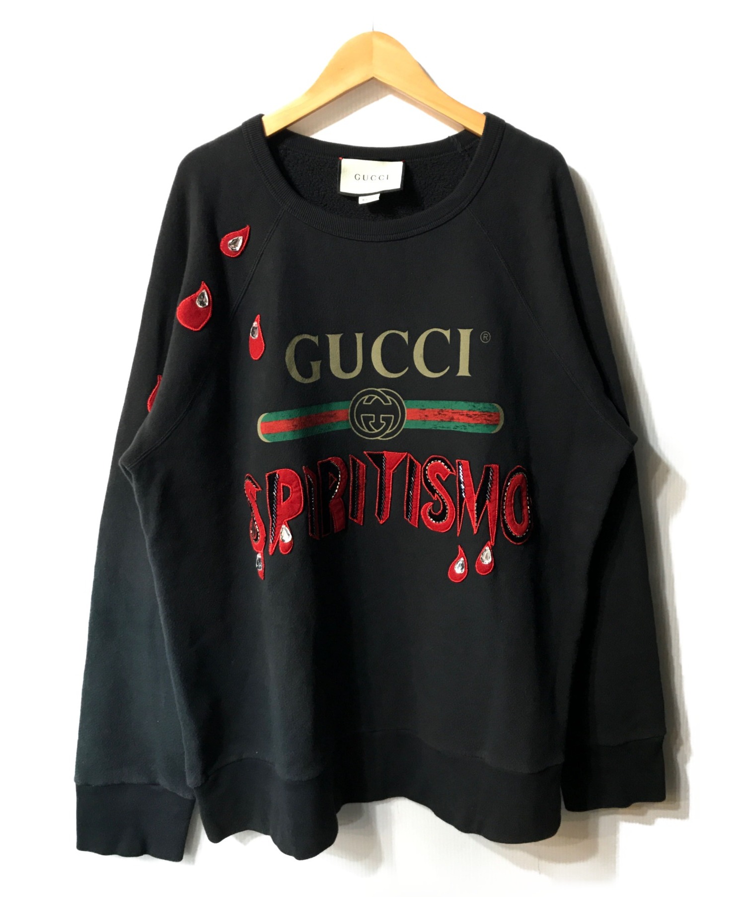 GUCCI (グッチ) スウェット ブラック サイズ:M