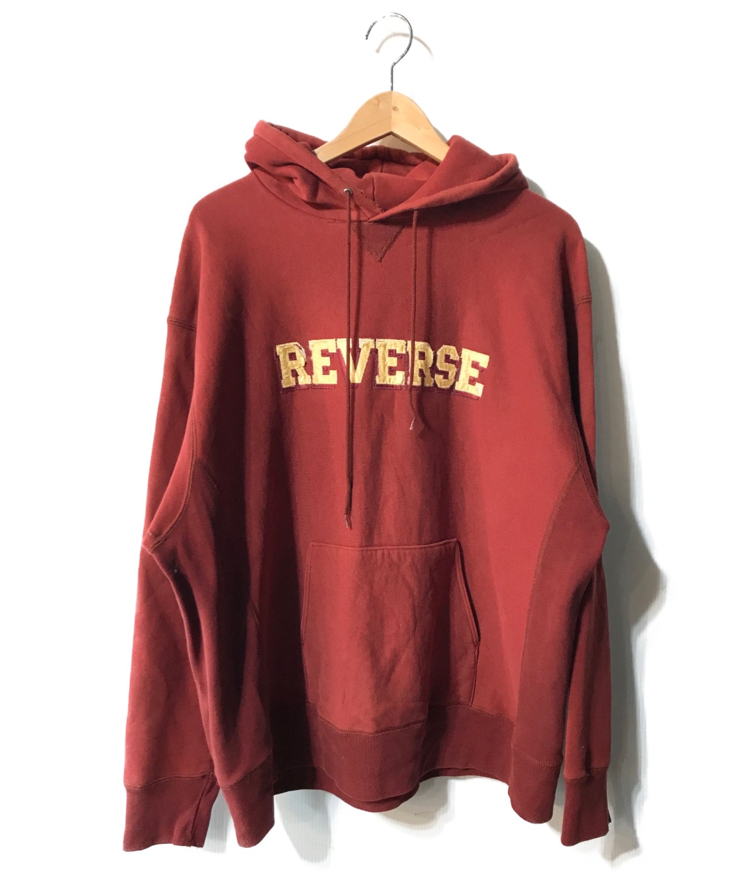 A.P.C. (アーペーセー) 【OLD】90's REVERSE HOODIE レッド サイズ:2 フランス製