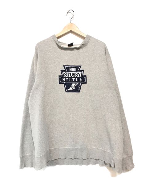 中古・古着通販】stussy (ステューシー) ハイネックスウェット グレー