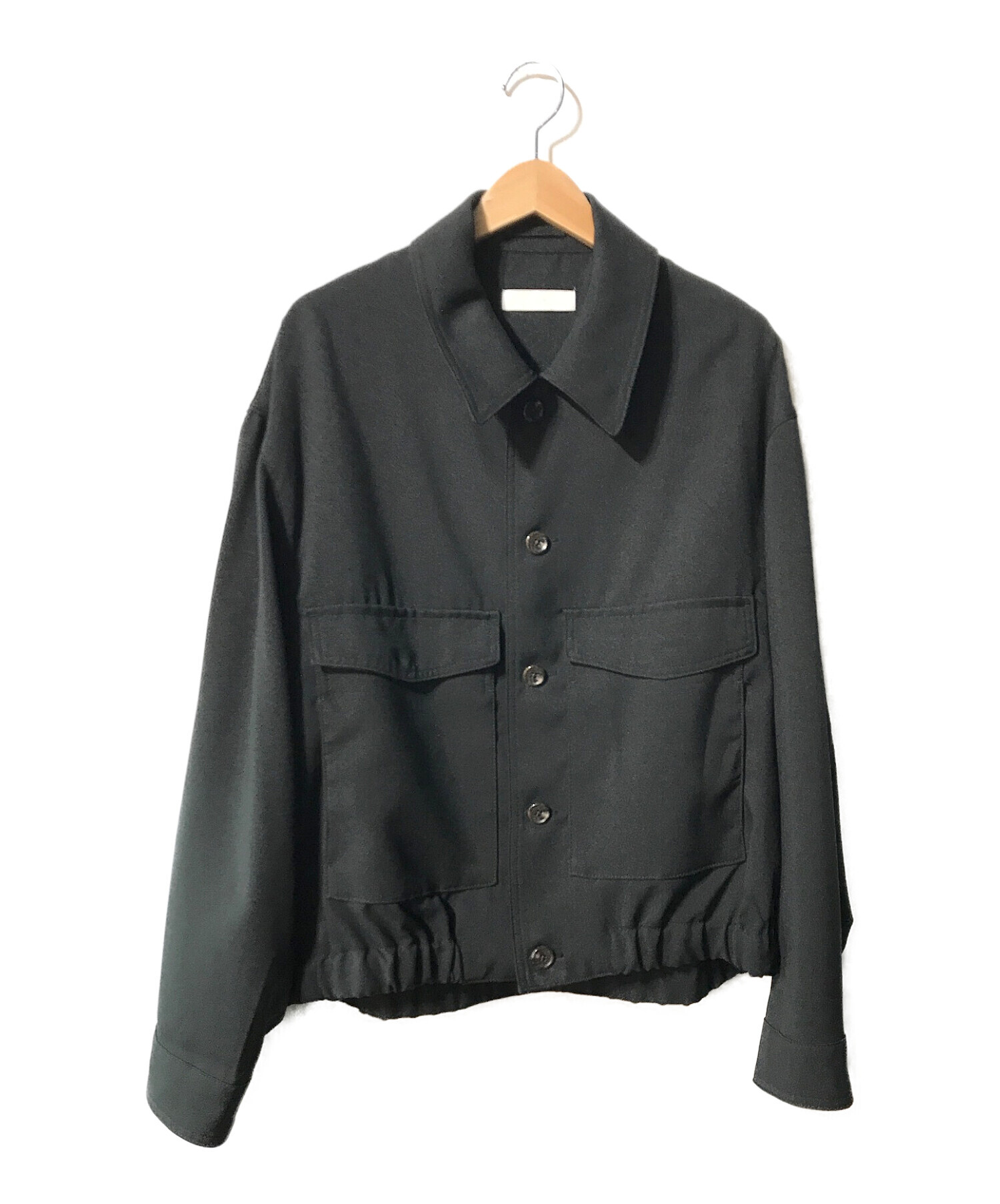 WYM LIDNM (ウィム バイ リドム) PE W-POCKET WIDE BLOUSON SETUP ブラック サイズ:Ｍ