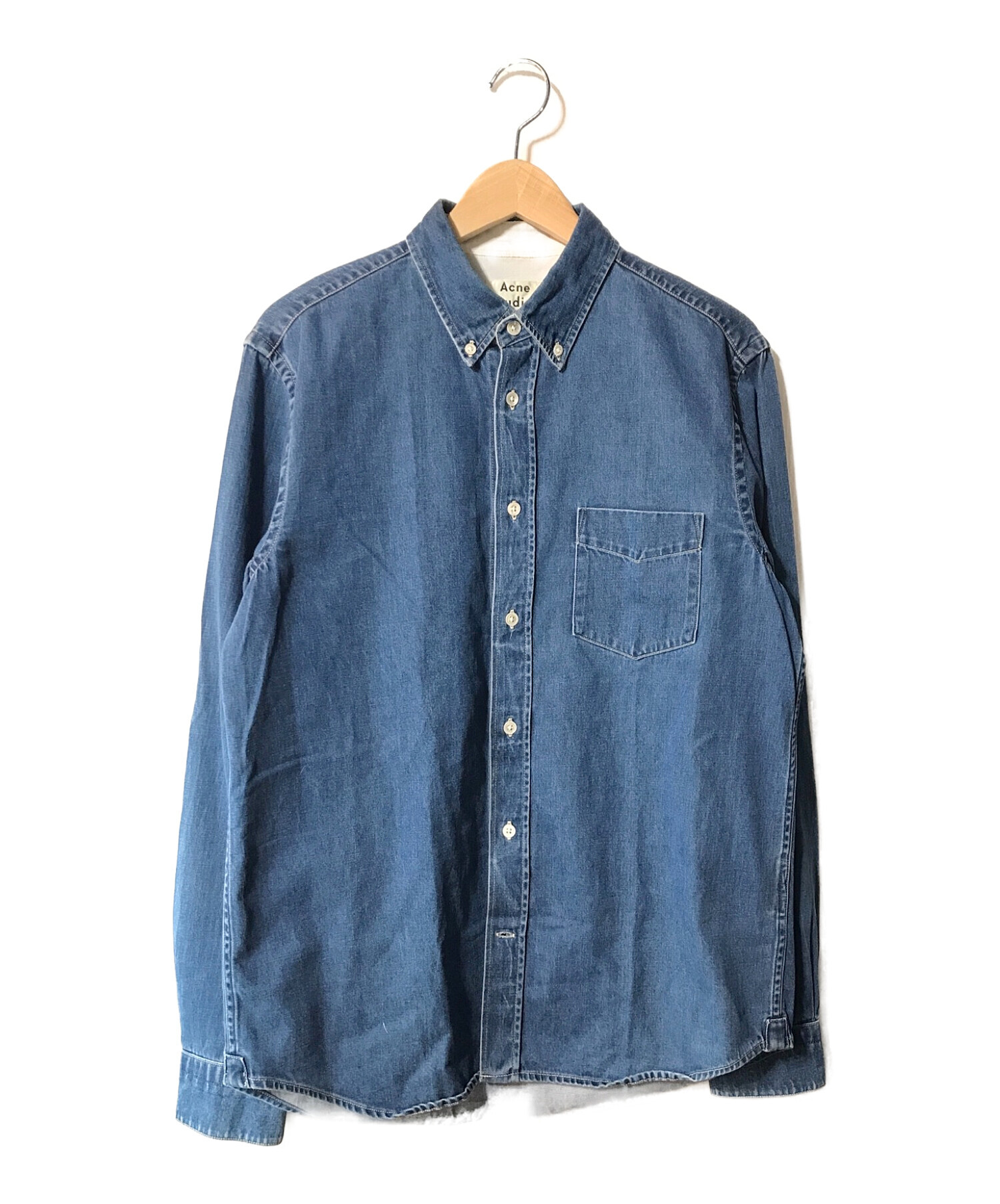 中古・古着通販】Acne (アクネ) BDデニムシャツ インディゴ サイズ:48