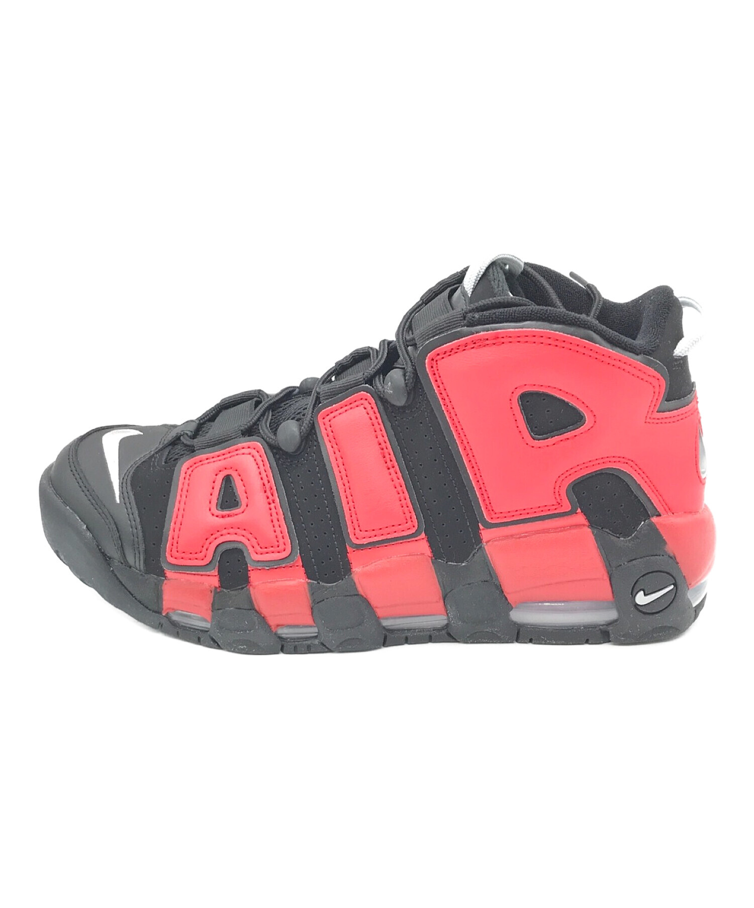 中古・古着通販】NIKE (ナイキ) AIR MORE UPTEMPO 96 ブラック×レッド