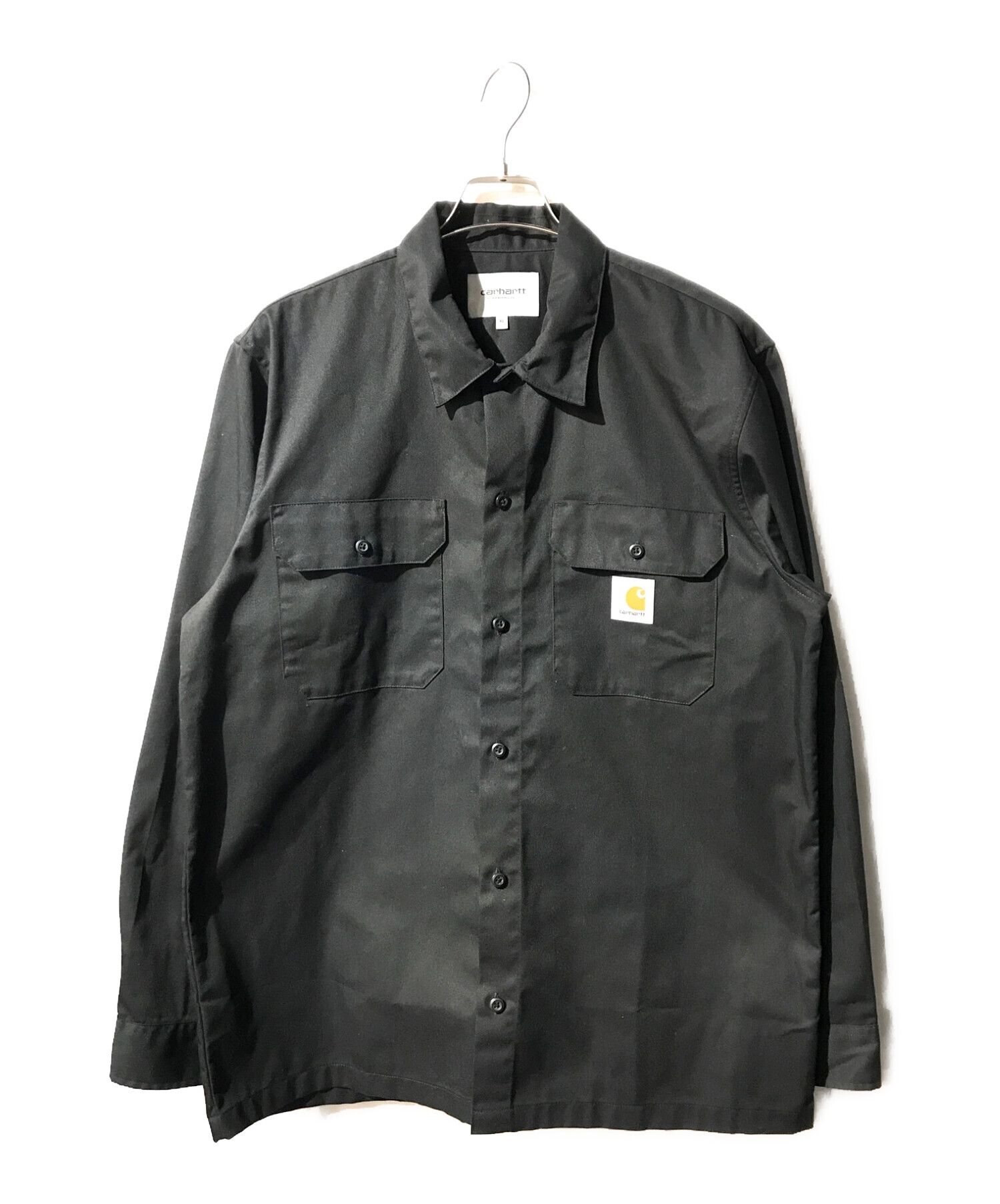 中古・古着通販】CarHartt (カーハート) ワークシャツ ブラック サイズ