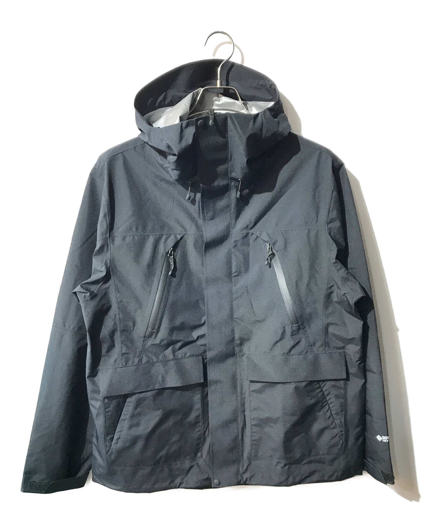TIGORA (ティゴラ) GORETEX INFINIUM マウンテンジャケット ブラック サイズ:Ⅿ 未使用品