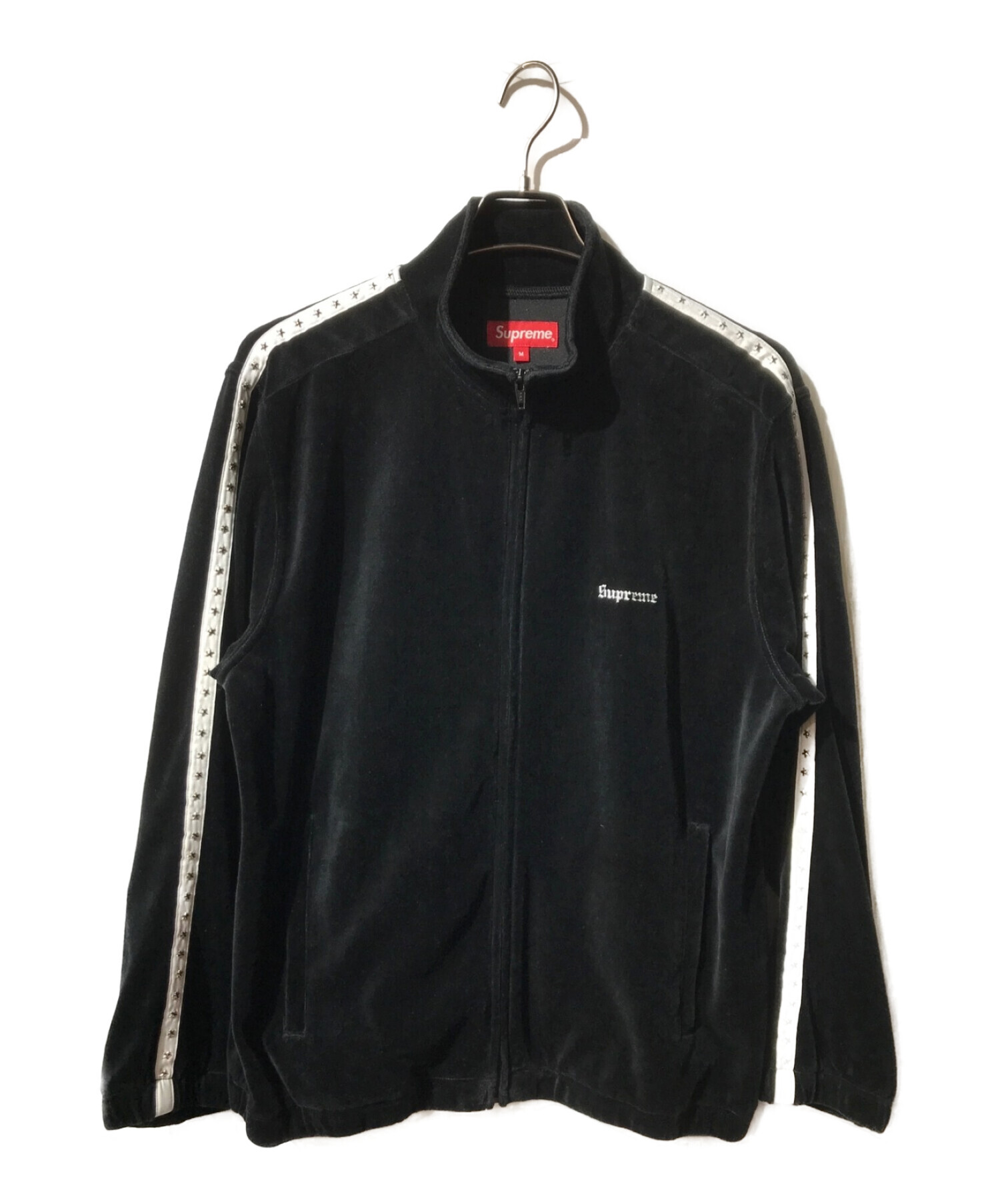 12,420円Supreme studded velour track jacket