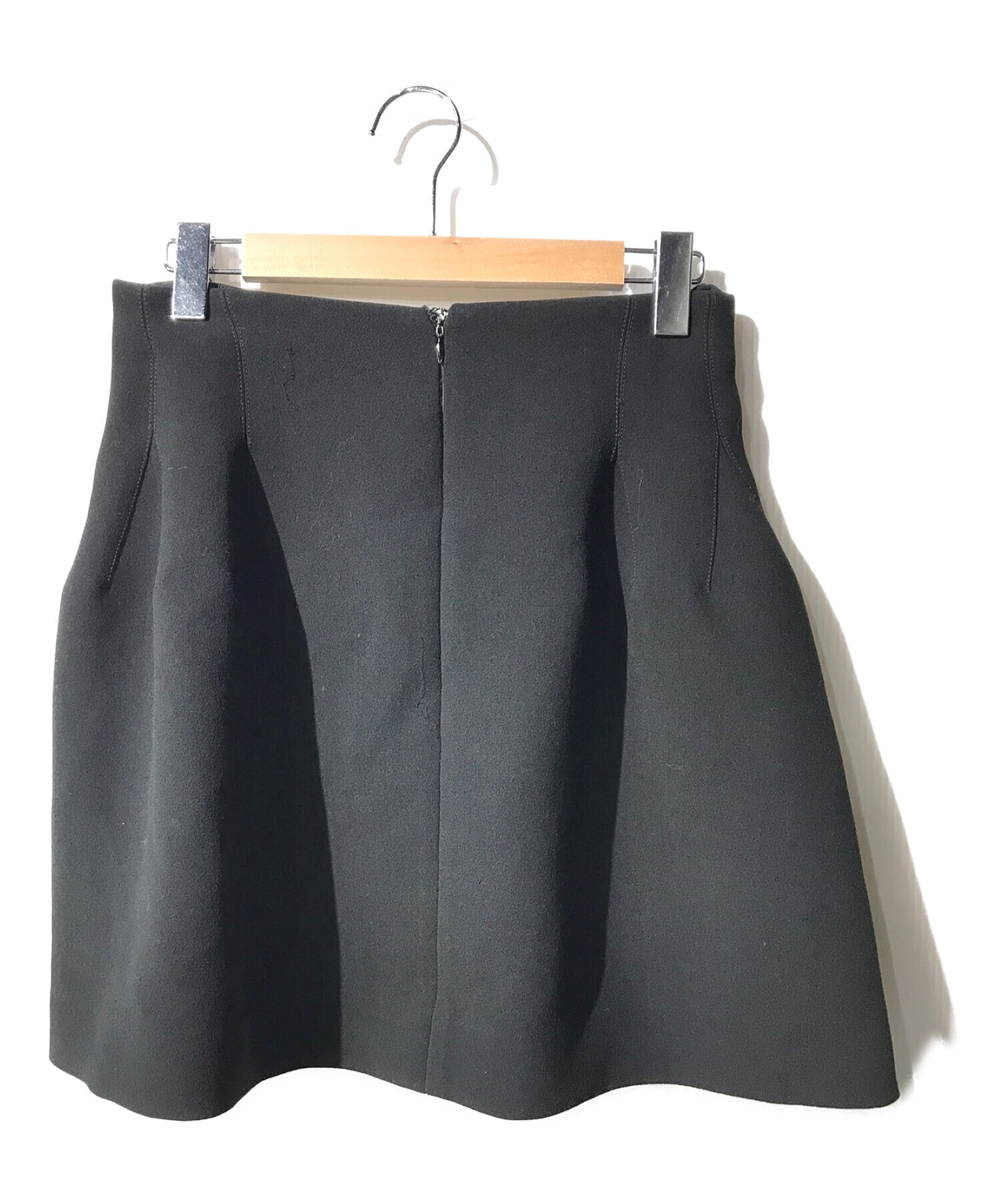 GIVENCHY (ジバンシィ) flared mini skirt ブラック サイズ:36