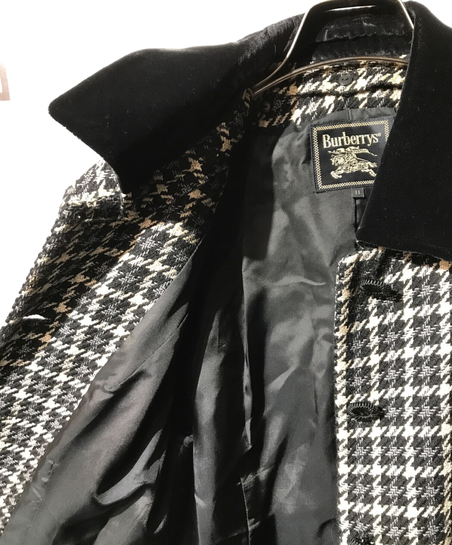 Burberry's (バーバリーズ) シルク混ツイードセットアップ ネイビー サイズ:11