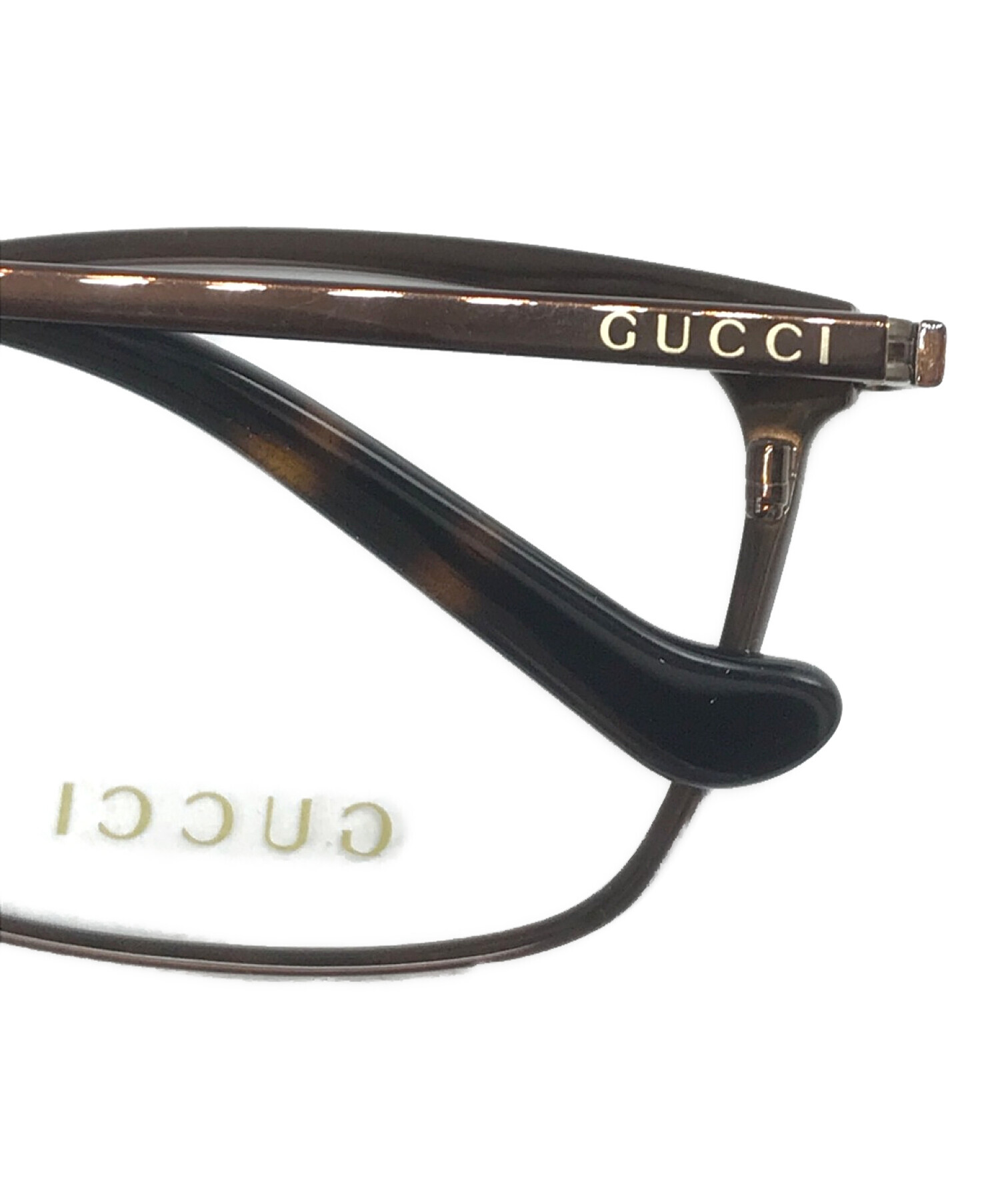 GUCCI (グッチ) 伊達眼鏡 ブラック サイズ:56□17-145