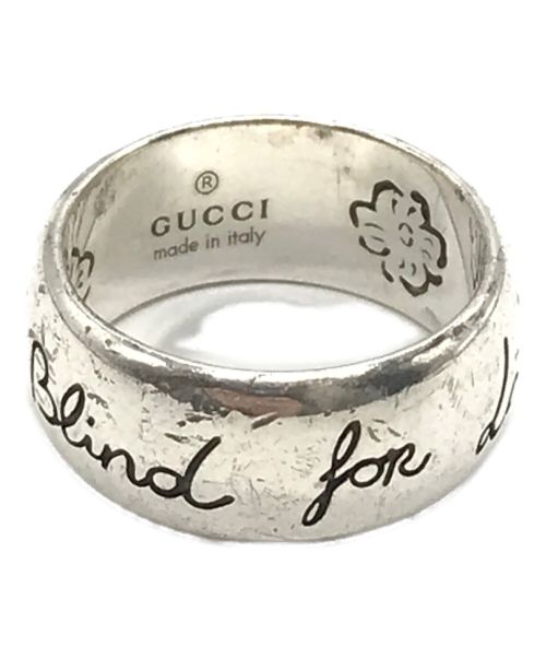 【中古・古着通販】GUCCI (グッチ) Blind for Love Ring シルバー