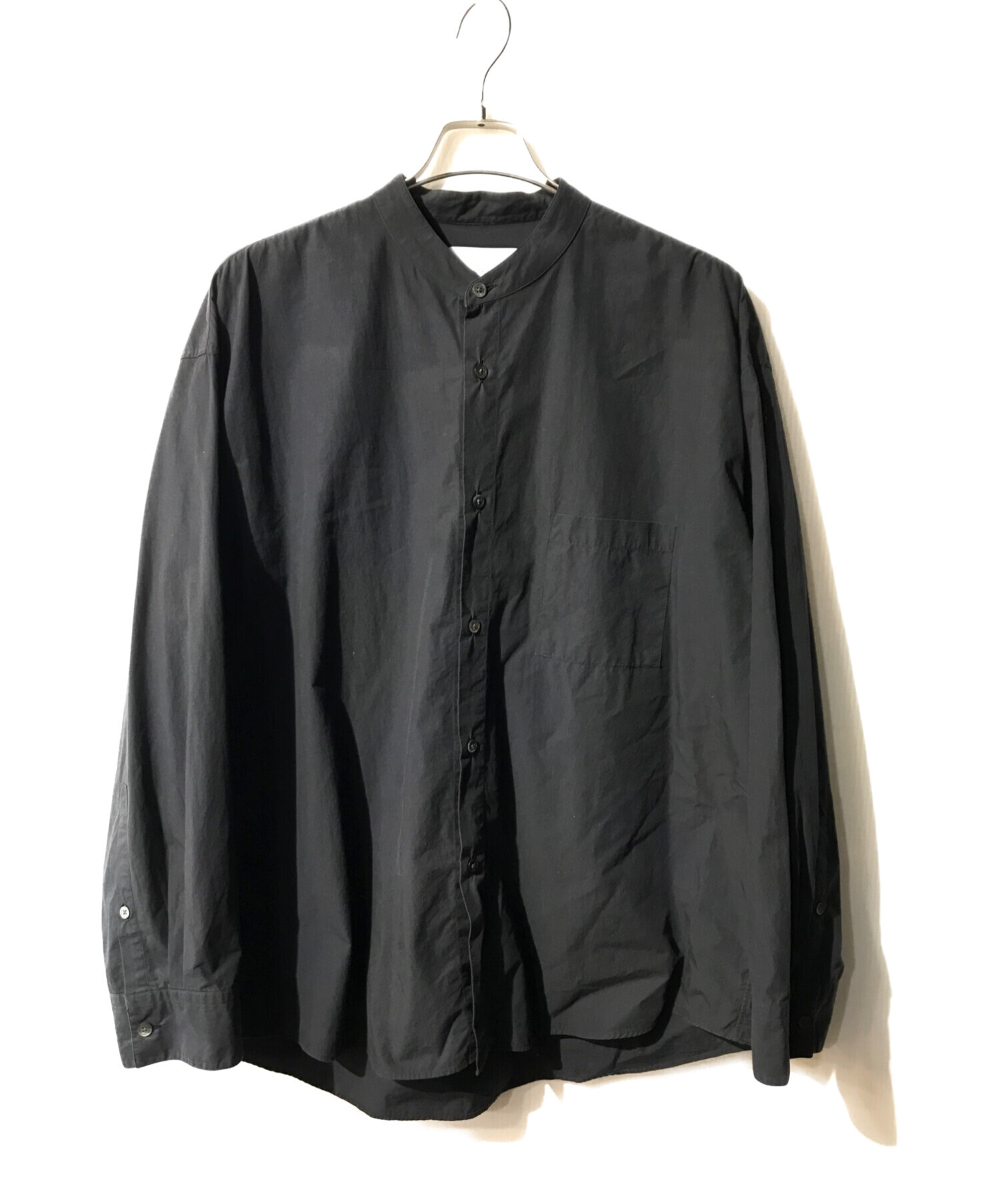 stein シュタイン OVERSIZED BAND COLLAR SHIRT - luknova.com