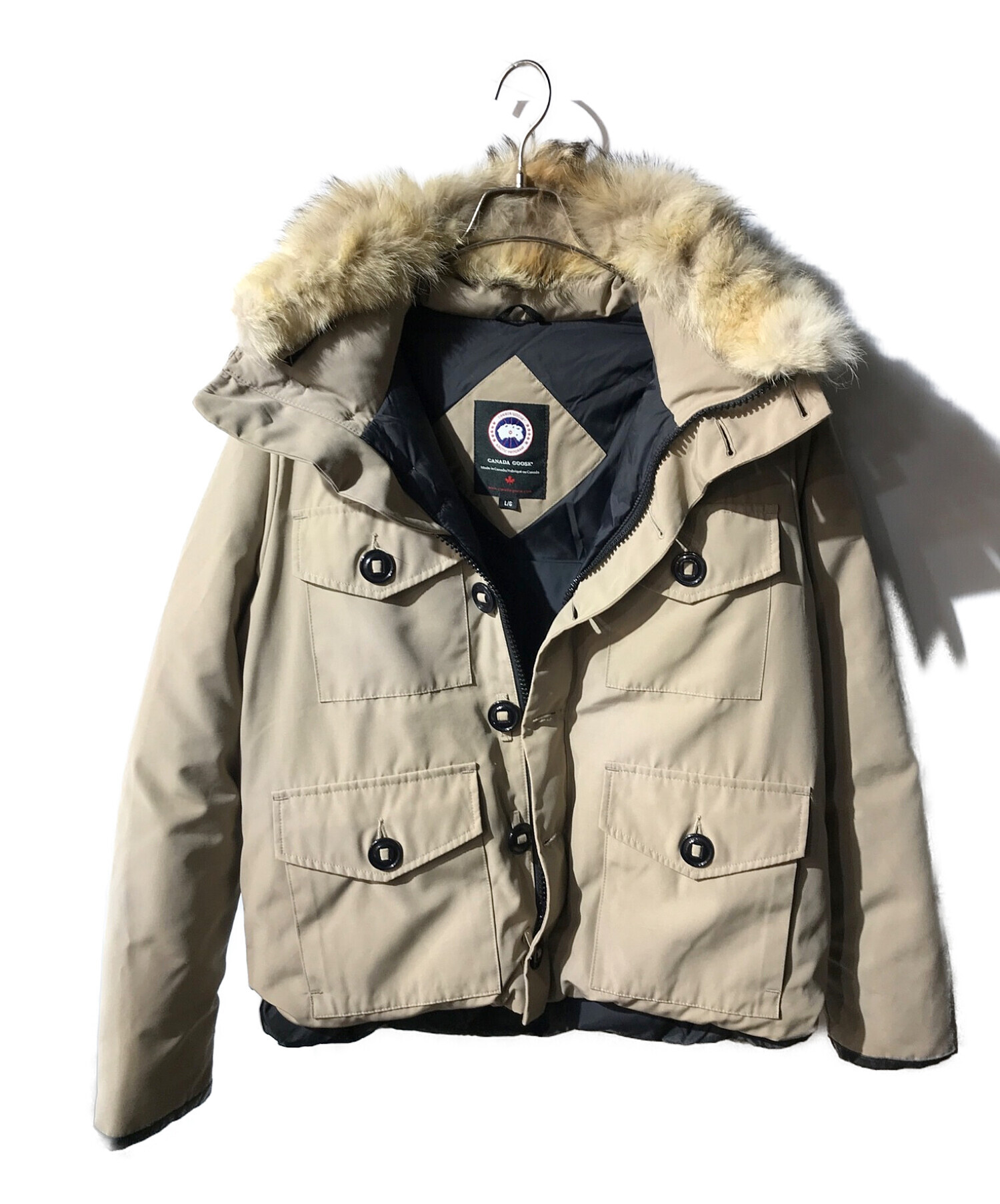 CANADA GOOSE (カナダグース) ハミルトン ベージュ サイズ:L