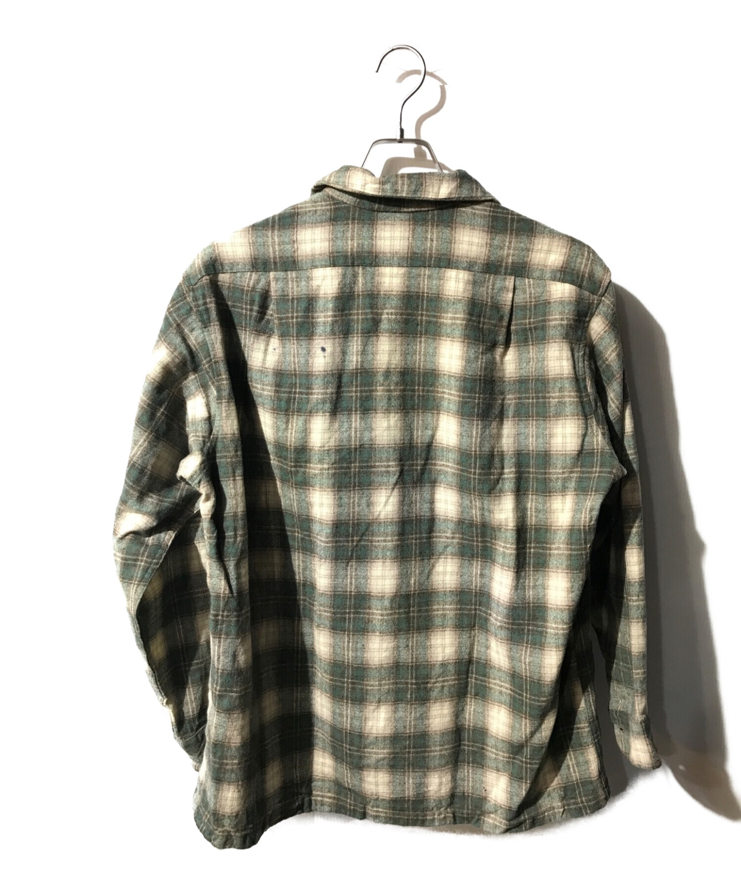 PENDLETON (ペンドルトン) オンブレチェックシャツ グリーン サイズ:L