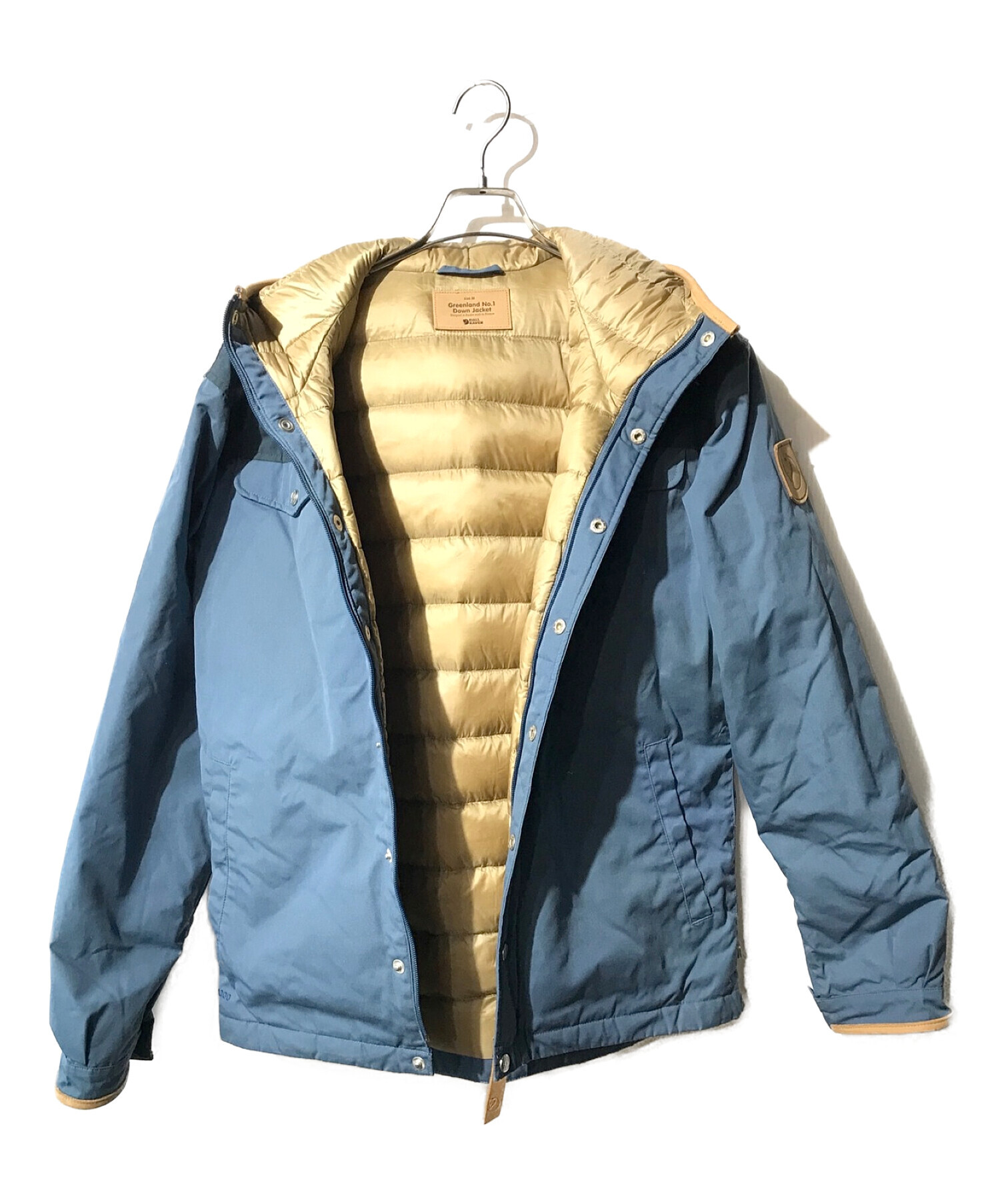 FJALLRAVEN (フェールラーベン) greenland no. 1 down jacket ブルー サイズ:M