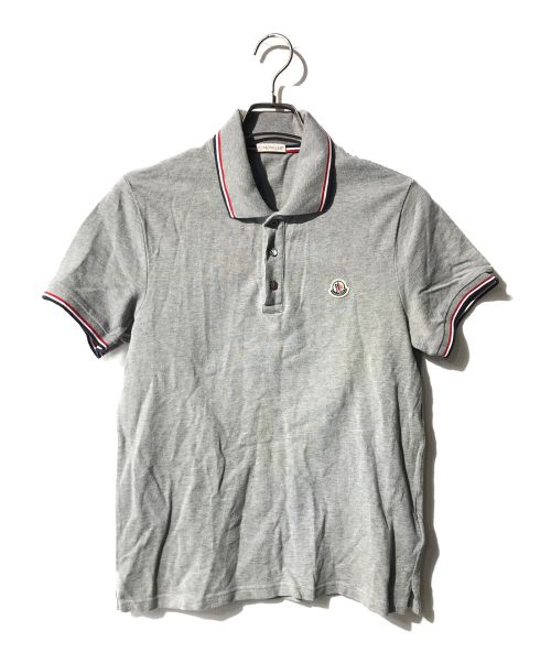 MONCLER (モンクレール) MAGLIA POLO MANICA CORTA/ポロシャツ グレー サイズ:S