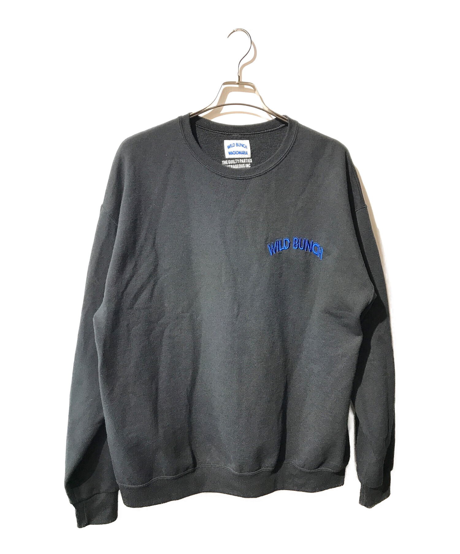 WACKO MARIA (ワコマリア) WILD BUNCH / CREW NECK SWEAT SHIRT (TYPE-2) ブラック  サイズ:サイズ表記無し