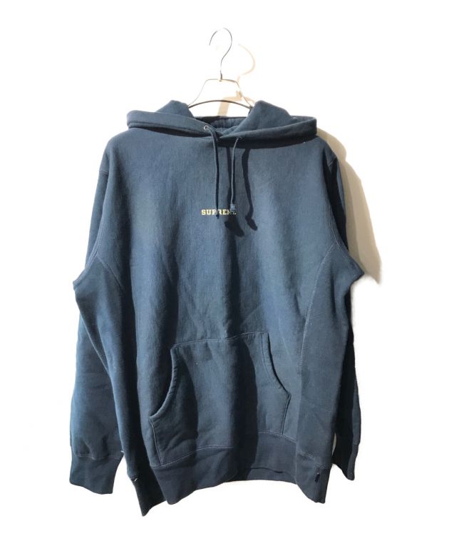 SUPREME (シュプリーム) MINI HARVARD PULLOVER/ミニハーバードプルオーバーパーカー ネイビー サイズ:XL