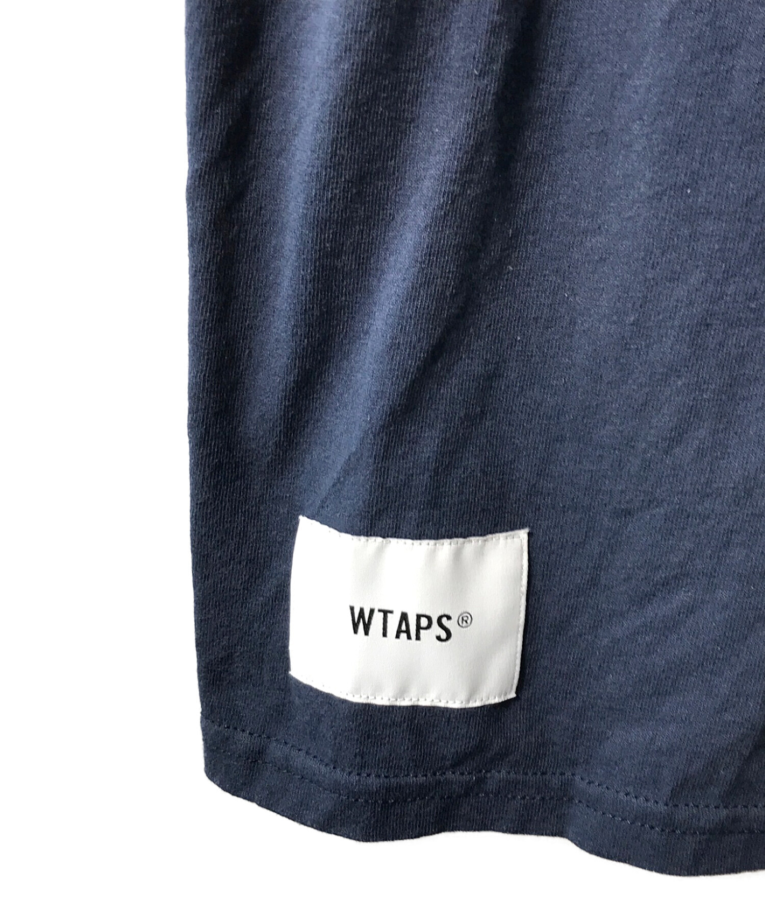 WTAPS (ダブルタップス) NEW BALANCE (ニューバランス) ACADEMY/コラボアカデミープリントTシャツ ネイビー サイズ:L