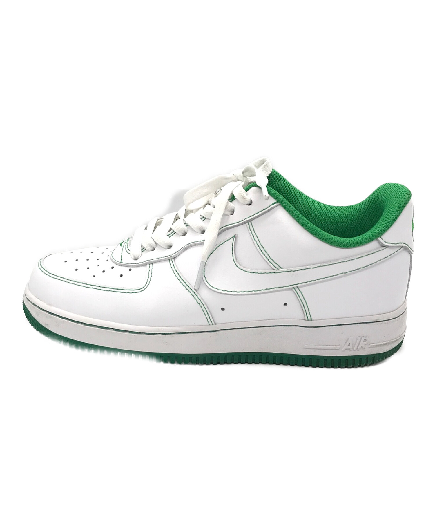 中古・古着通販】NIKE (ナイキ) AIR FORCE 1 LOW ホワイト×グリーン