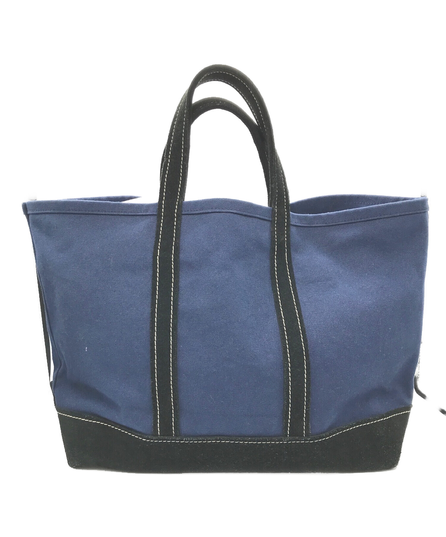 STANLEY ＆ SONS (スタンレー＆サンズ) CANVAS SUEDE TOTE /キャンバススウェードトートバッグ ネイビー