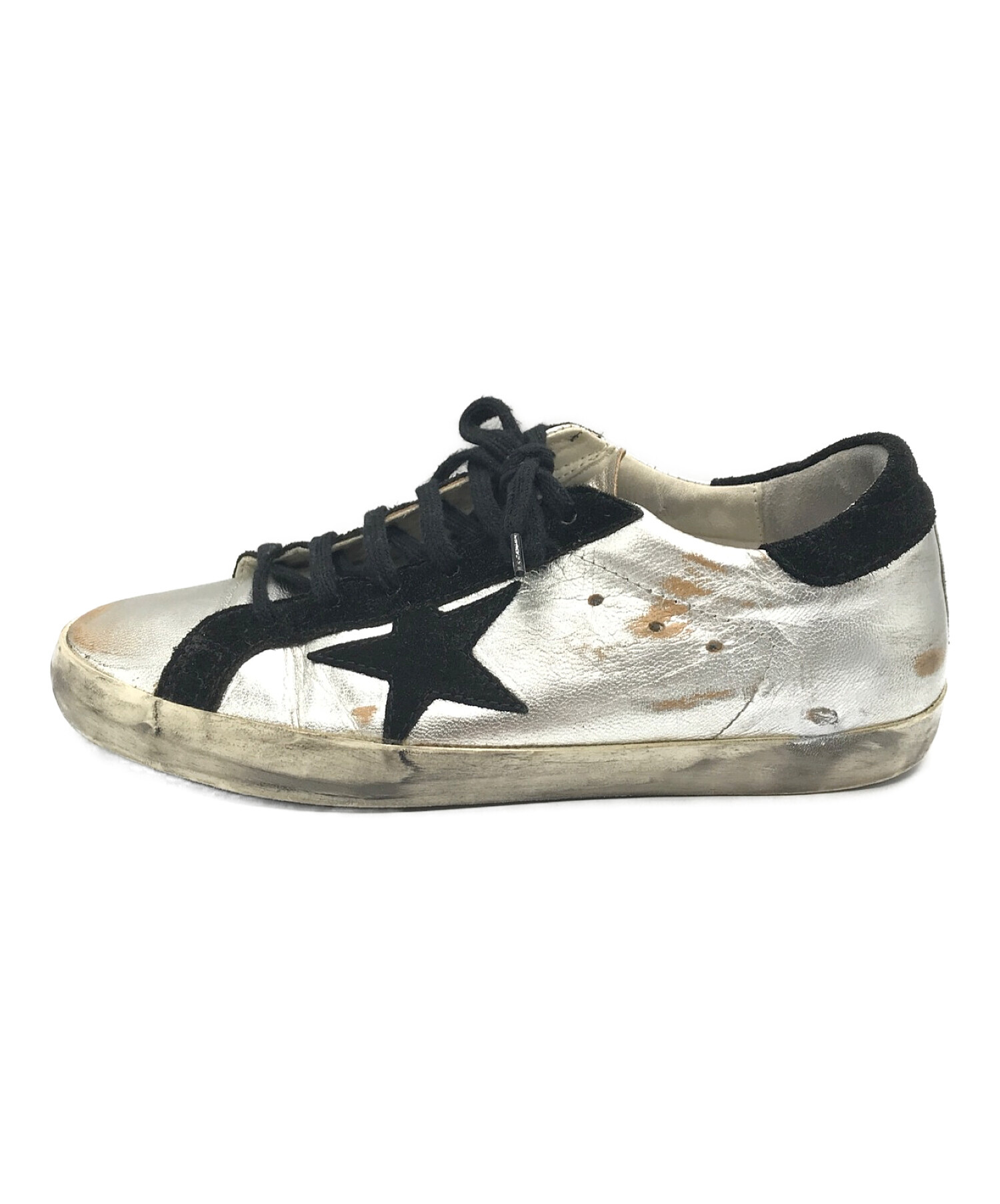 Golden Goose Super Star silver 38 スニーカー | bjland.ws