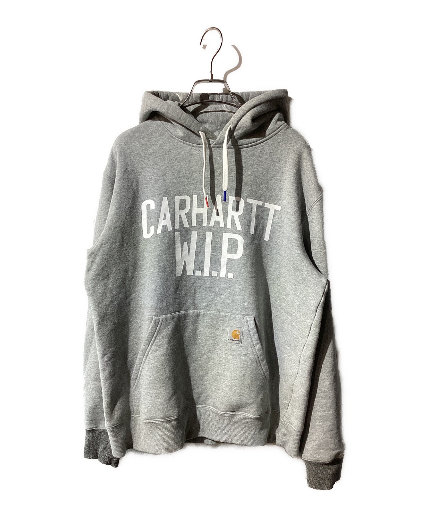 Carhartt WIP (カーハートダブリューアイピー) HOODED W.I.P. SWEAT/アーチロゴパーカー グレー サイズ:L