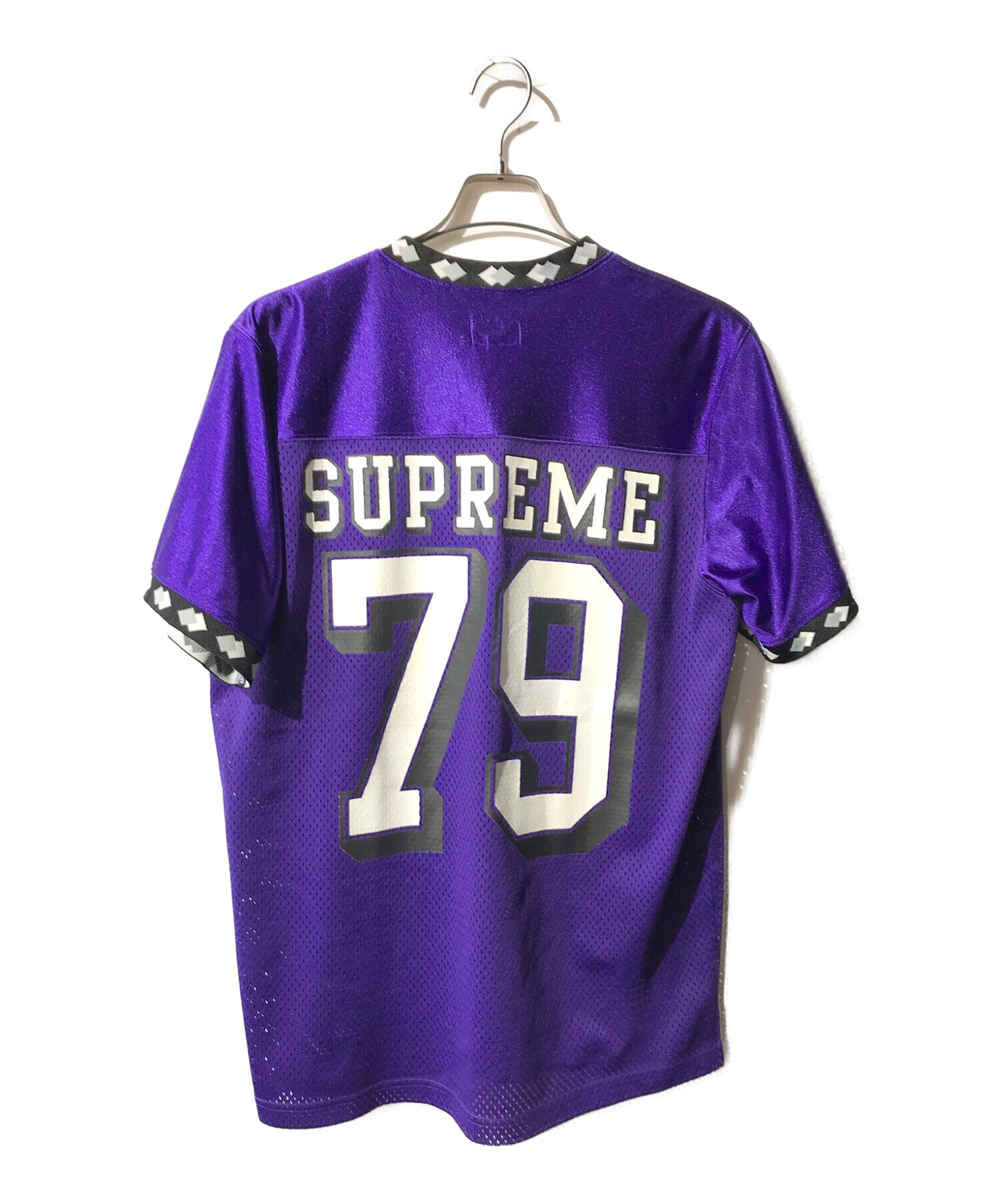 Supreme (シュプリーム) Diamond Rib Football Top パープル サイズ:L