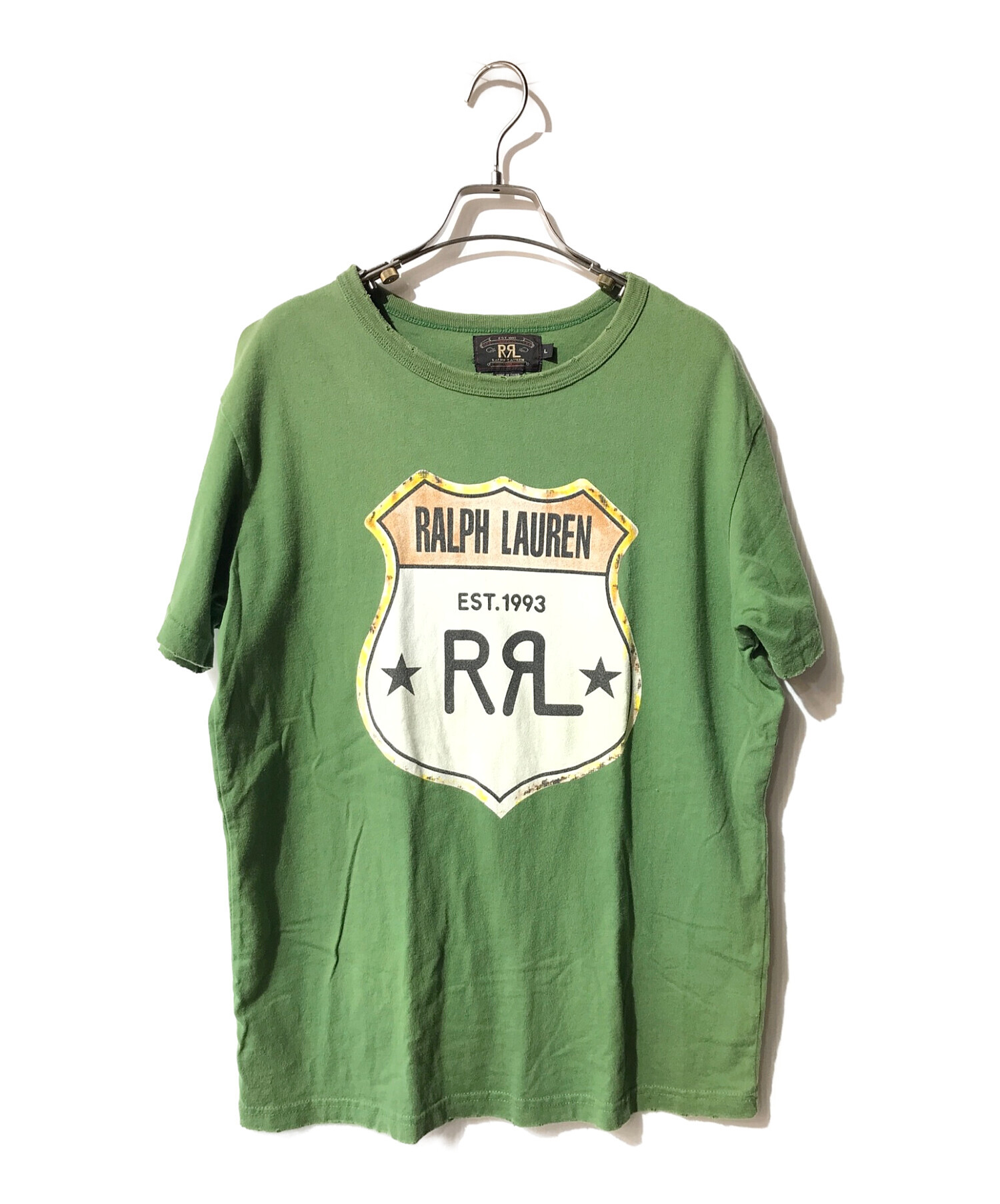 最新コレックション RRL Tシャツ Sサイズ グリーン トップス