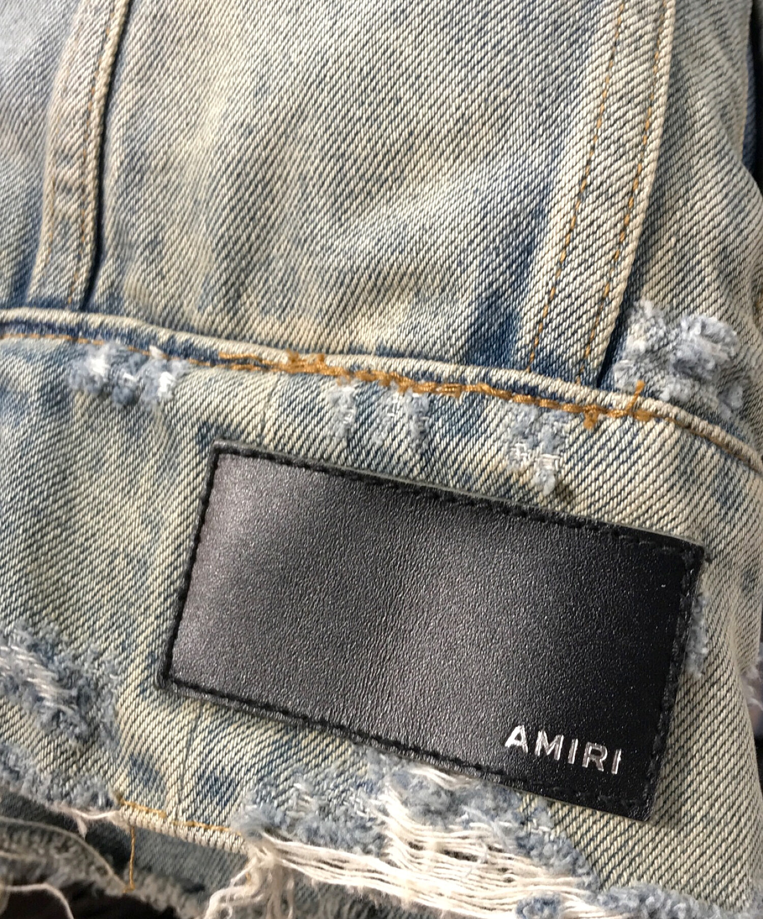 AMIRI (アミリ) リバーシブルボンバージャケット カーキ×ブルー サイズ:XS