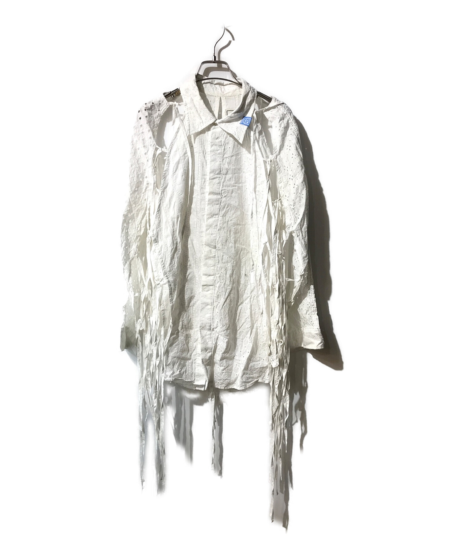 MIHARA YASUHIRO (ミハラヤスヒロ) デザインシャツ ホワイト サイズ:FREE