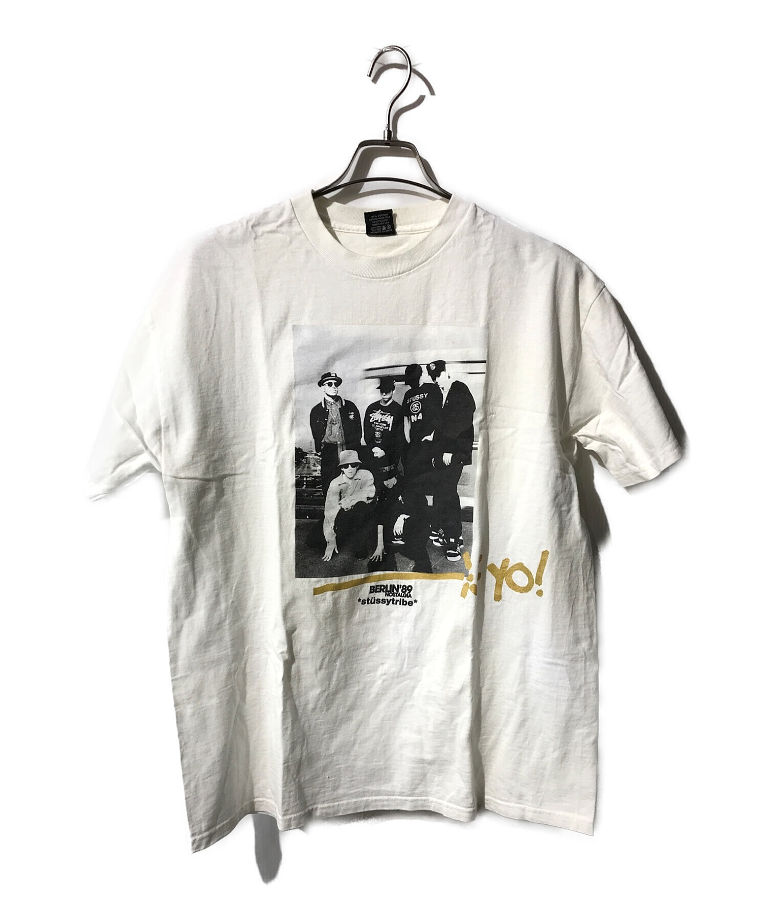 stussy (ステューシー) Berlin 89 Nostalgia Stussy Tribe/プリントTシャツ ホワイト サイズ:L