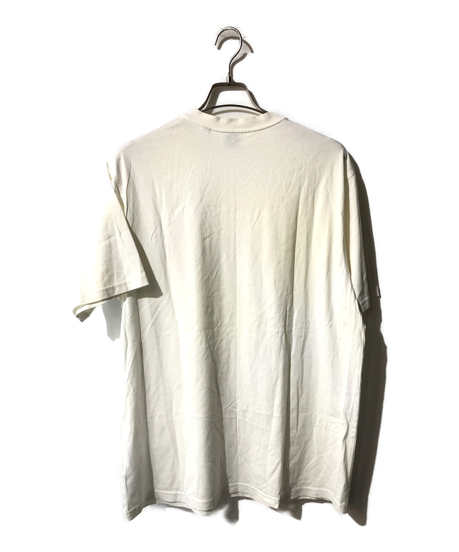 BURBERRY (バーバリー) ラバーTBロゴTシャツ ホワイト サイズ:M