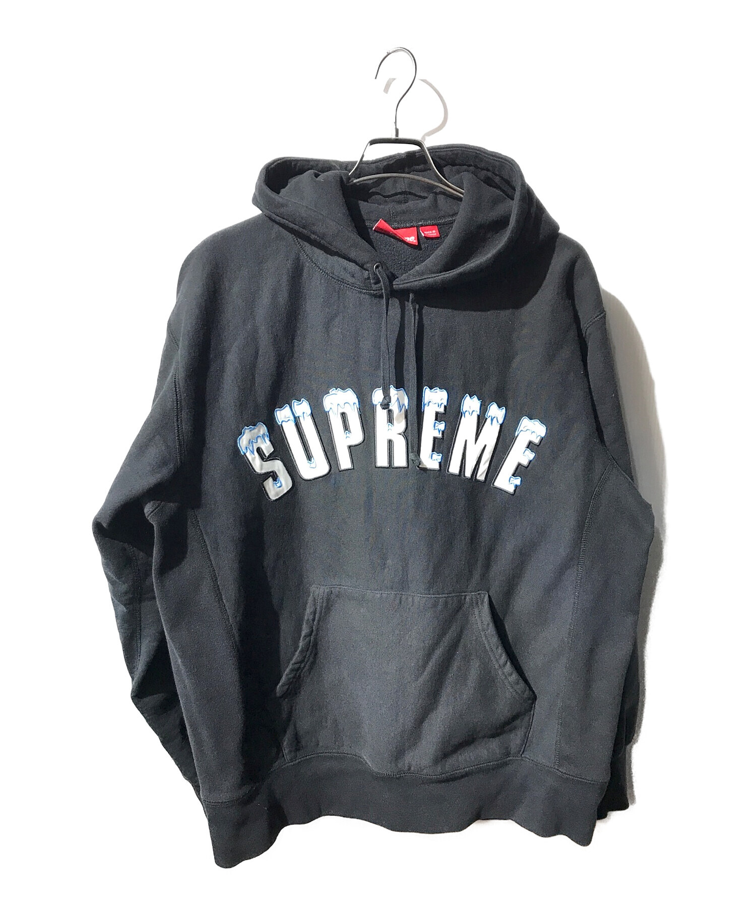 Supreme Icy Arc Hooded Sweatshirt  黒Lサイズ