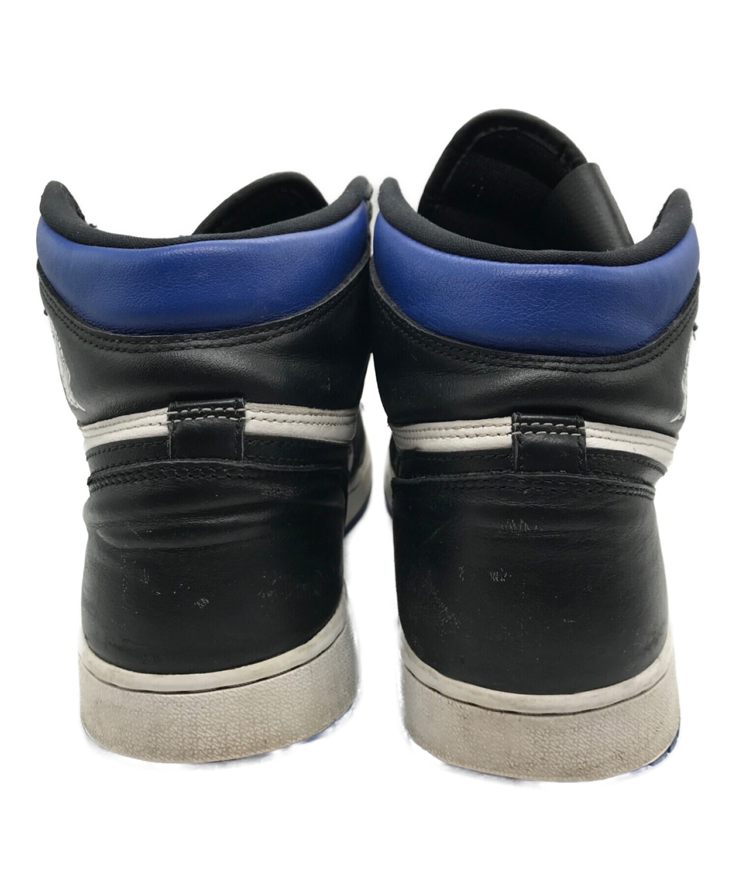 NIKE (ナイキ) Nike Air Jordan 1 Retro High OG Royal Toe/ハイカットスニーカー ブルー×ブラック  サイズ:30