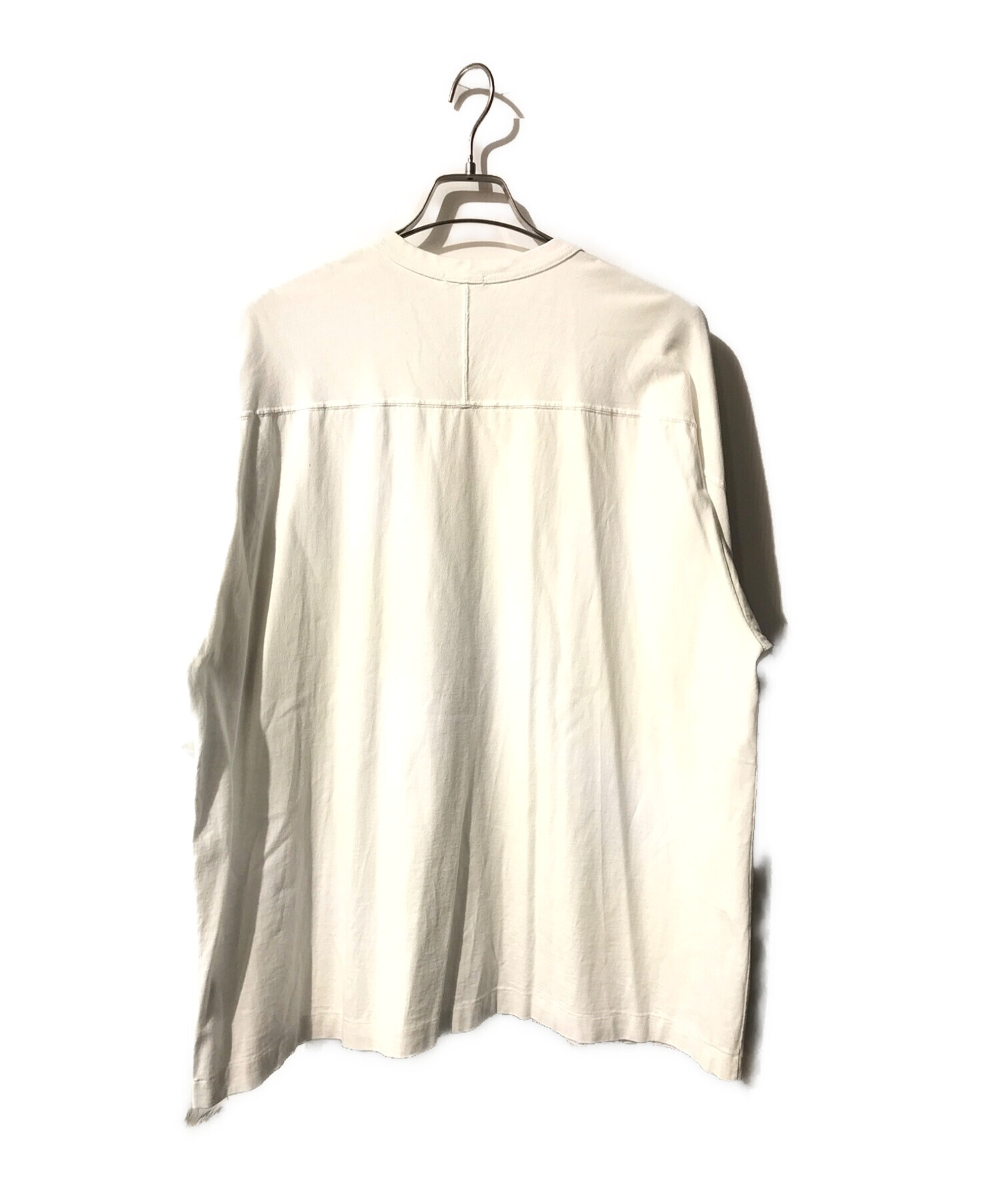 COMOLI (コモリ) フットボールTシャツ ホワイト サイズ:3
