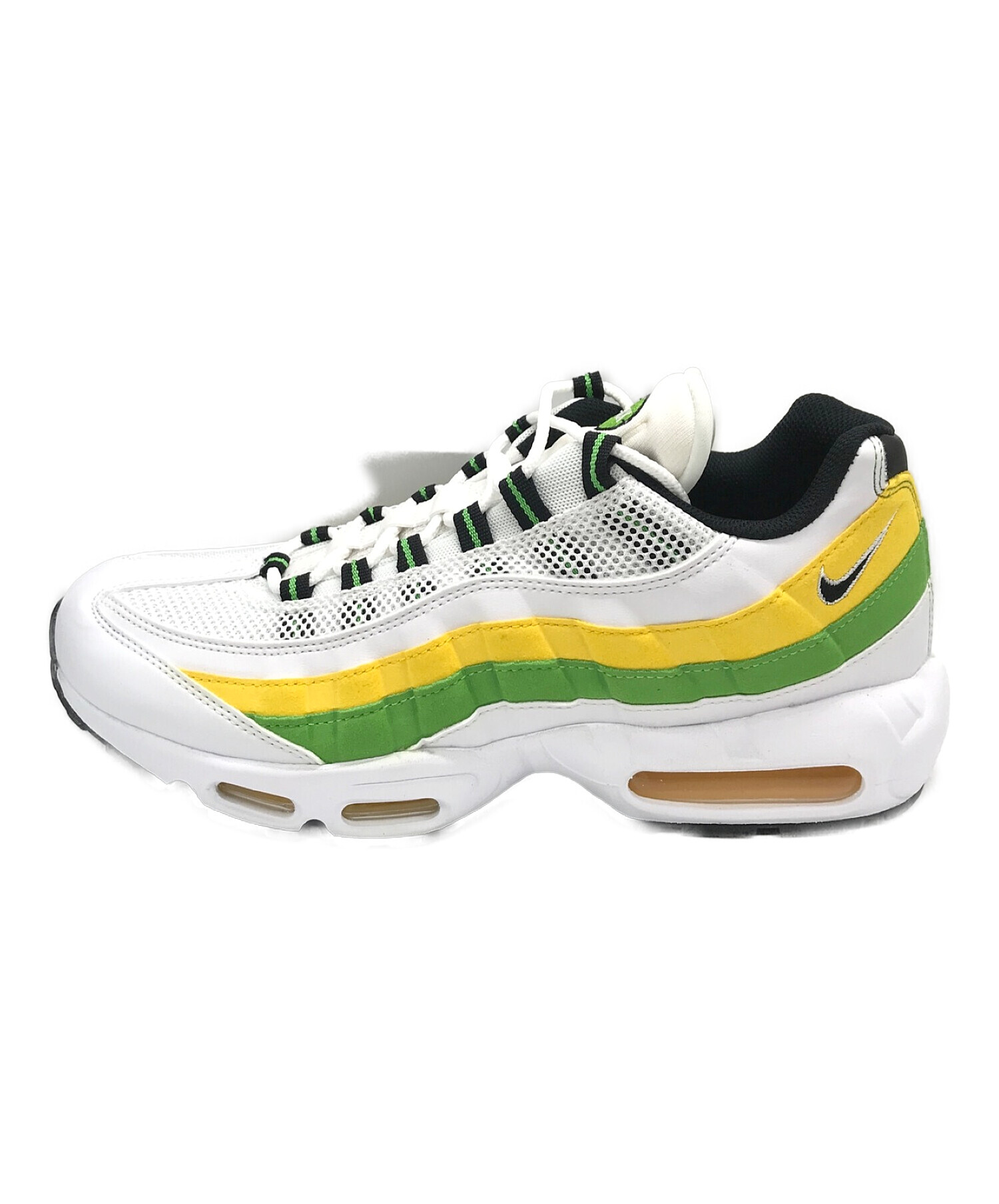 NIKE (ナイキ) Air Max 95 Essential イエロー×ホワイト サイズ:29cm