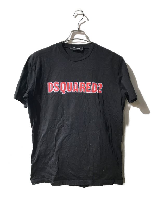 中古・古着通販】DSQUARED2 (ディースクエアード) ロゴカットソー ブラック サイズ:XL｜ブランド・古着通販 トレファク公式【TREFAC  FASHION】スマホサイト