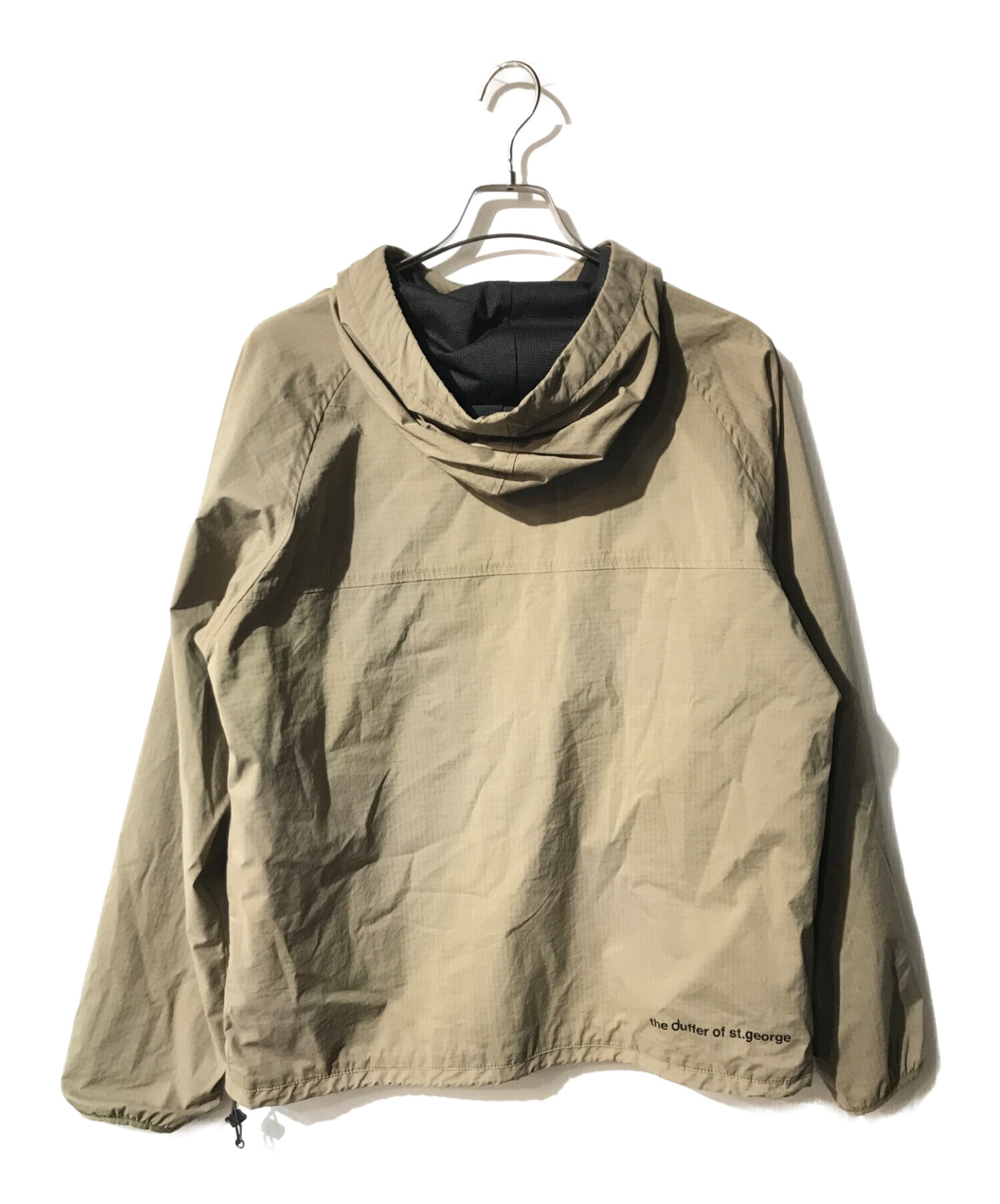 The Duffer of ST.George (ザ ダファーオブセントジョージ) C/N RIPSTOP HOODIE オリーブ サイズ:L