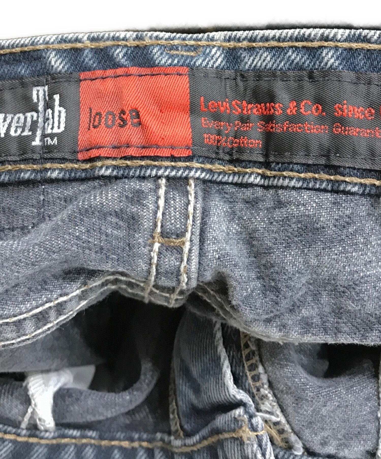 LEVI'S SILVER TAB (リーバイス シルバータブ) ワイドデニムパンツ ネイビー サイズ:W36