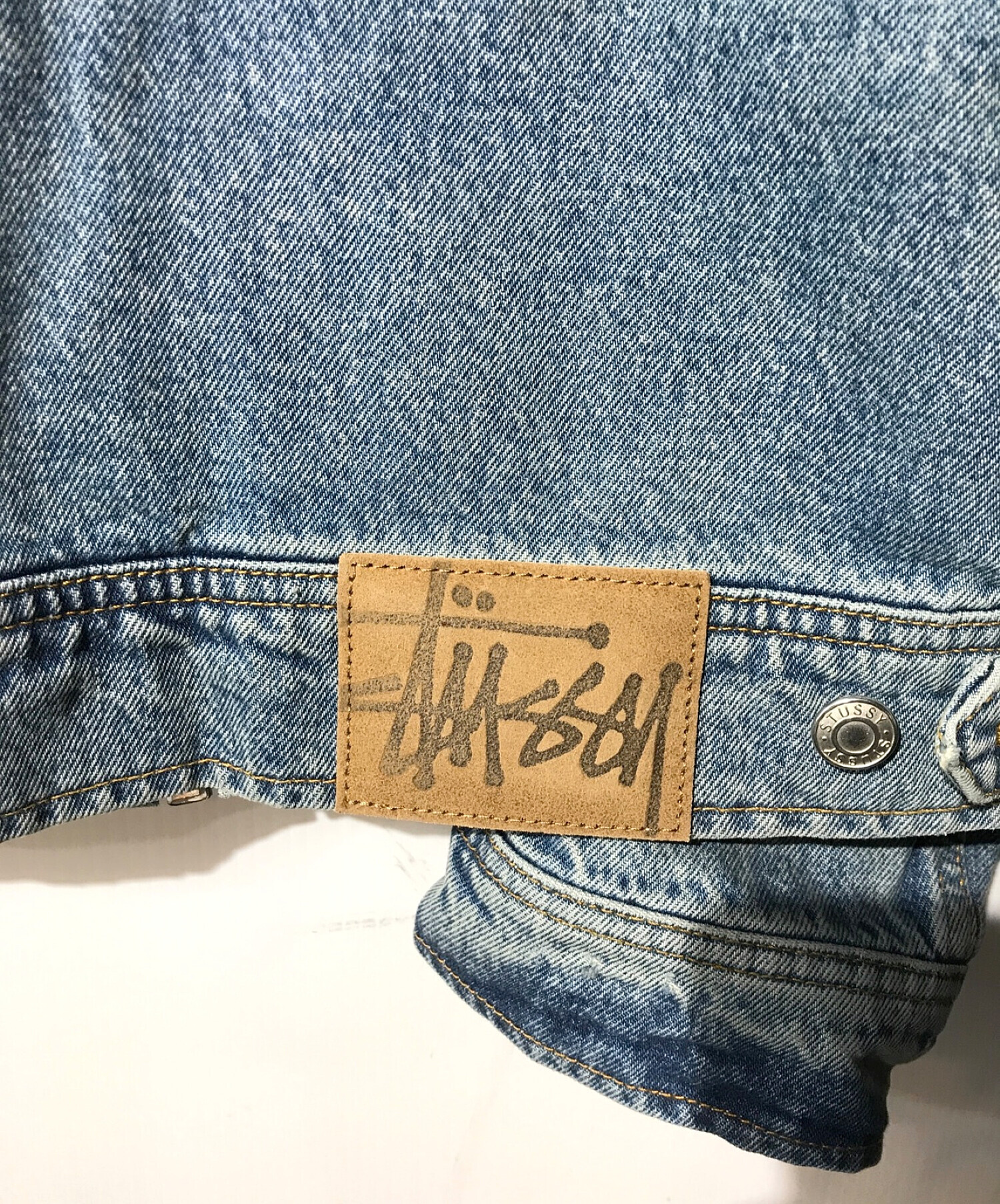 stussy (ステューシー) Denim Zip Work Jacket インディゴ サイズ:L