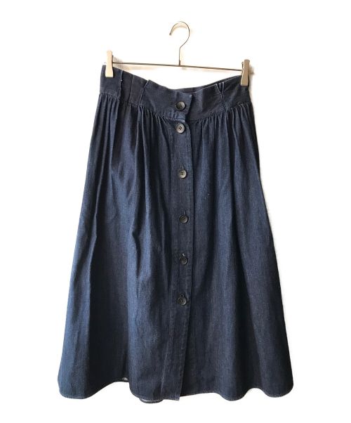 muller of yoshiokubo (ミュラーオブヨシオクボ) Front button skirt/フロントボタンデニムスカート インディゴ  サイズ:38