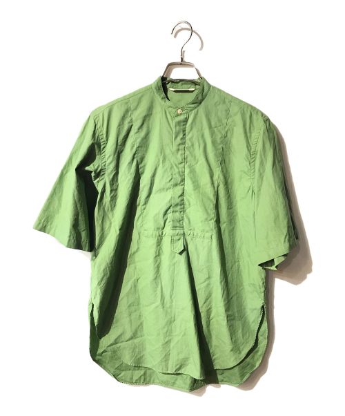 【中古・古着通販】AURALEE (オーラリー) WASHED FINX TWILL HALF SLEEVED P/O SHIRT  グリーン｜ブランド・古着通販 トレファク公式【TREFAC FASHION】スマホサイト