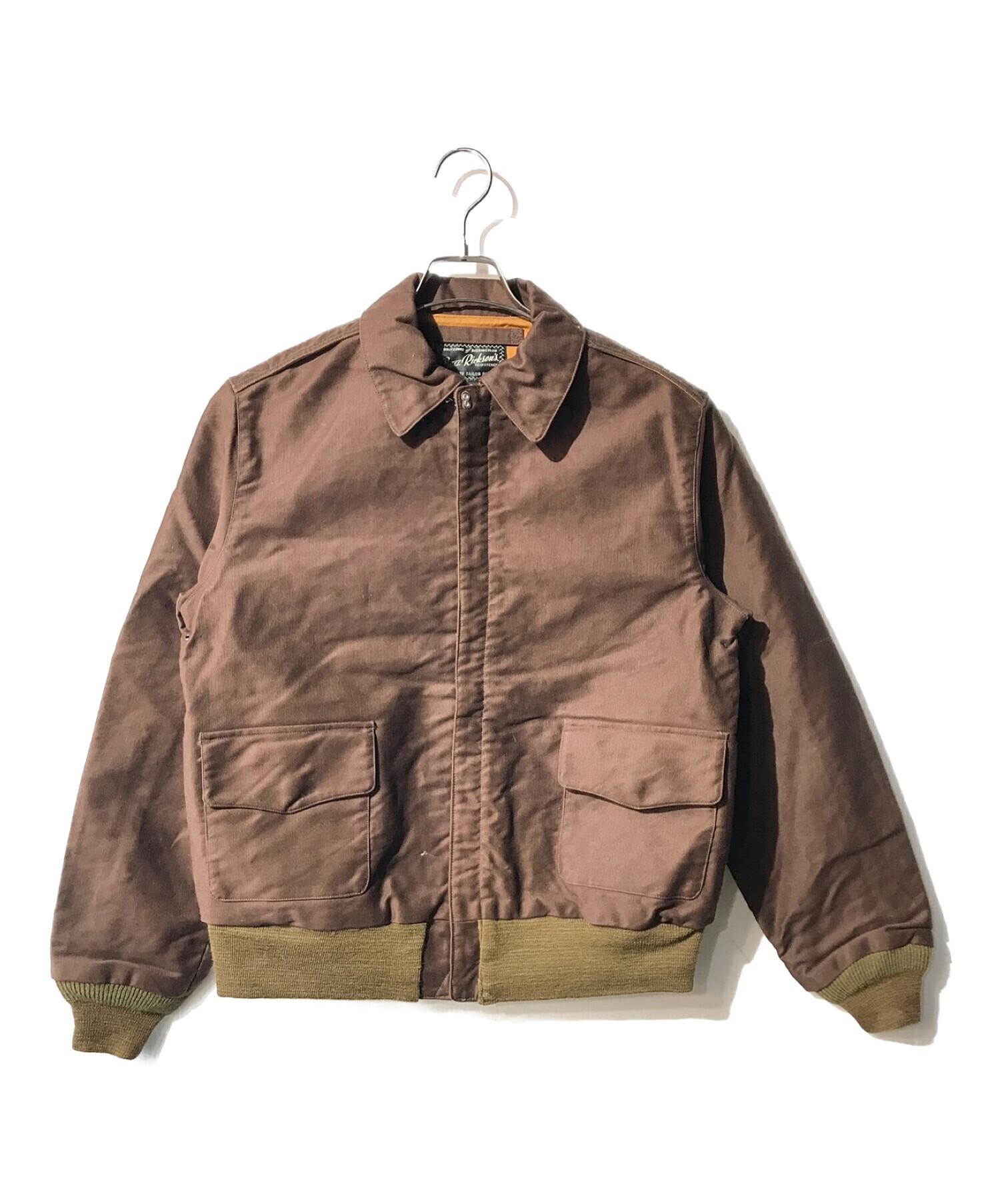 BUZZ RICKSON'S (バズリクソンズ) AVIATION ASSOCIATES JUNGLE CLOTH A-2 ブラウン サイズ:38