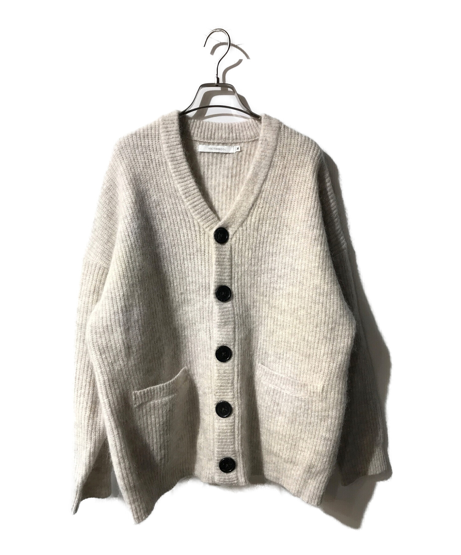 中古・古着通販】VICTIM (ヴィクティム) MOHAIR BIG CARDIGAN / モヘア