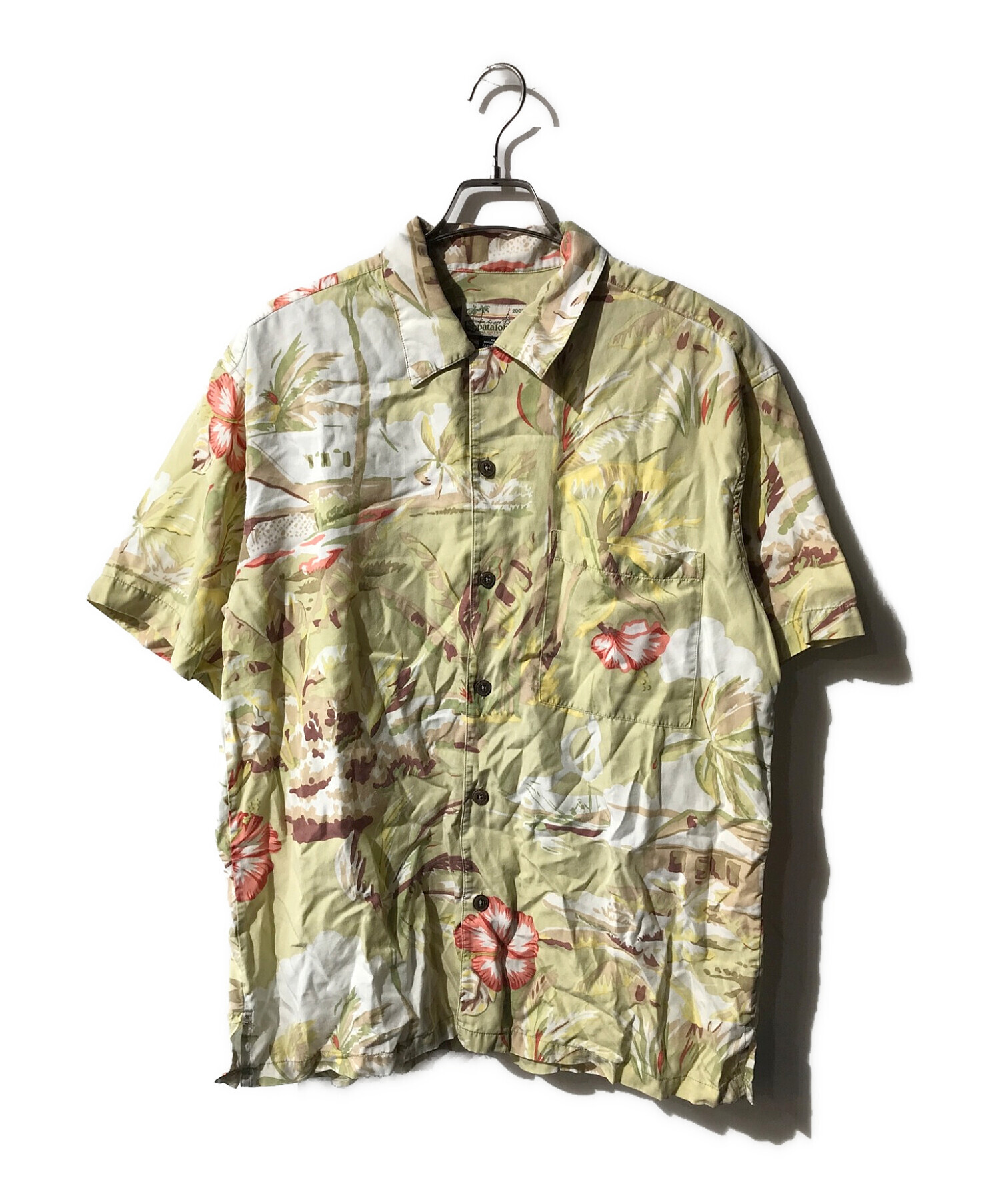 中古・古着通販】pataloha (パタロハ) アロハシャツ ベージュ サイズ:M