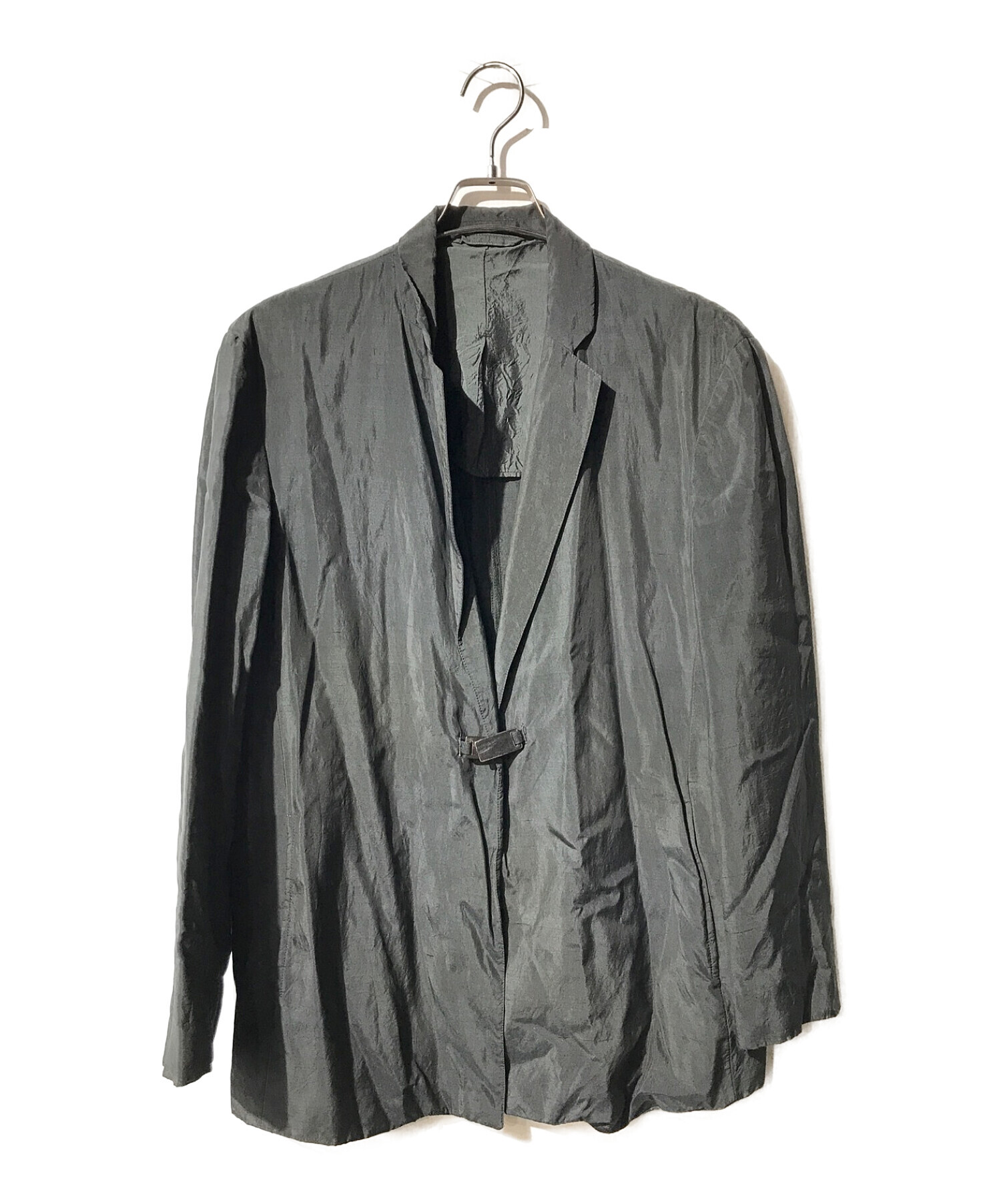 GIORGIO ARMANI (ジョルジョアルマーニ) テーラードジャケット チャコールグレー サイズ:48