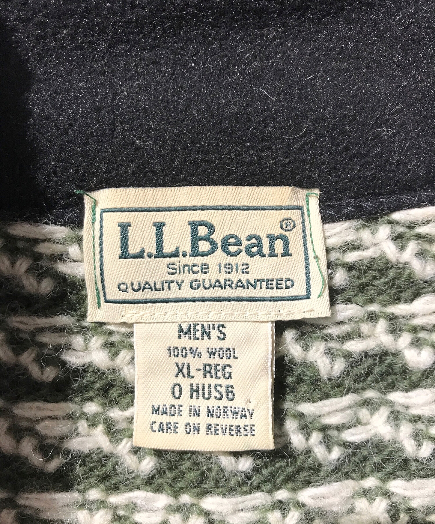 中古・古着通販】L.L.Bean (エルエルビーン) ハーフジップバーズアイ