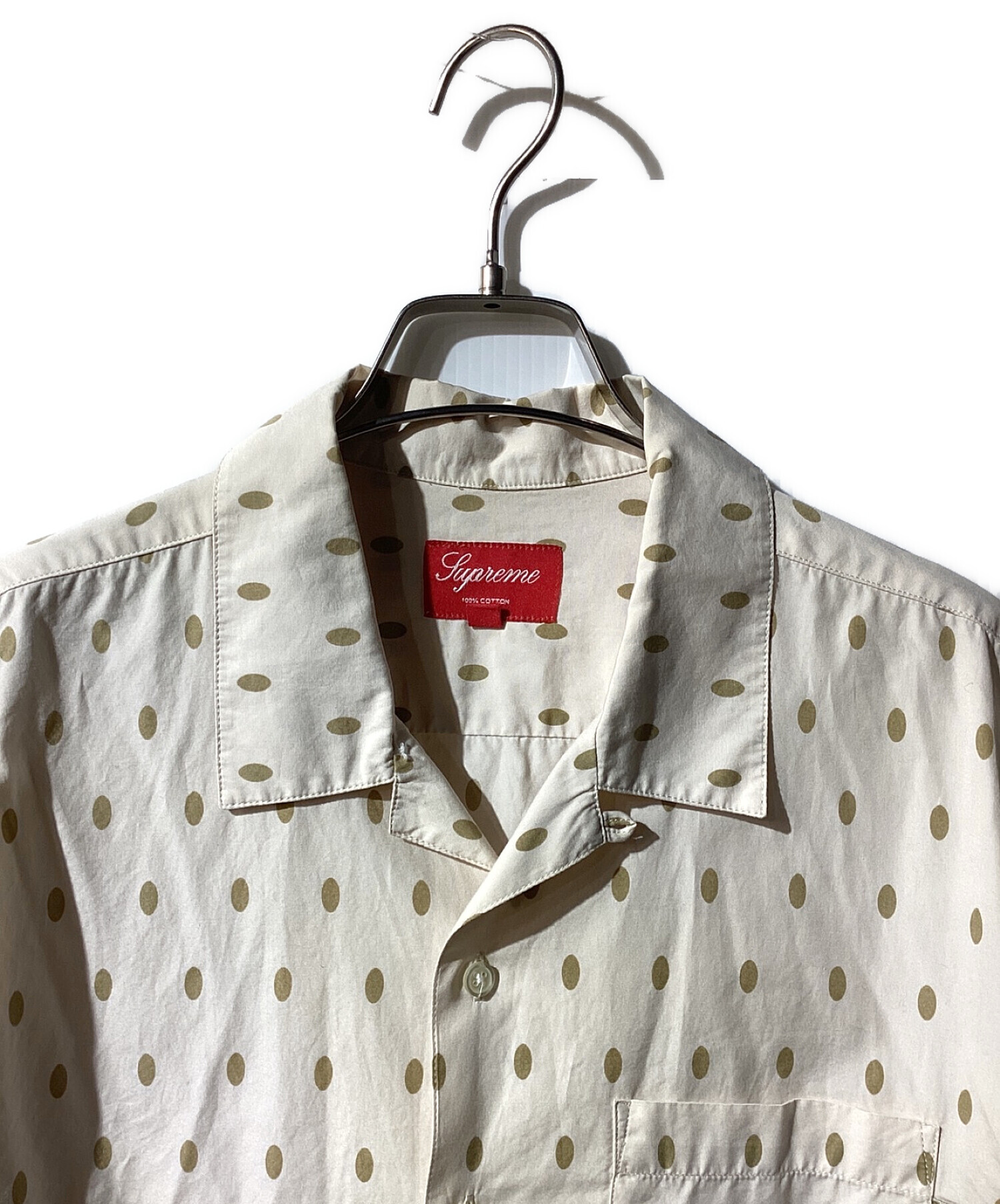 中古・古着通販】SUPREME (シュプリーム) 13SS Oval Dot Shirt アイボリー サイズ:Ｍ｜ブランド・古着通販  トレファク公式【TREFAC FASHION】スマホサイト