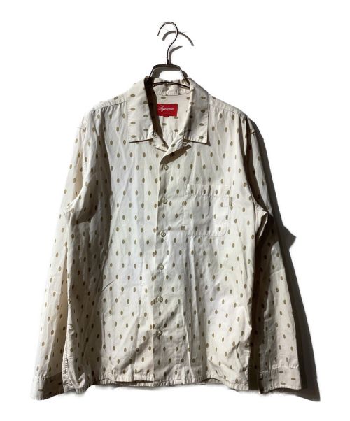 【中古・古着通販】SUPREME (シュプリーム) 13SS Oval Dot Shirt アイボリー サイズ:Ｍ｜ブランド・古着通販  トレファク公式【TREFAC FASHION】スマホサイト