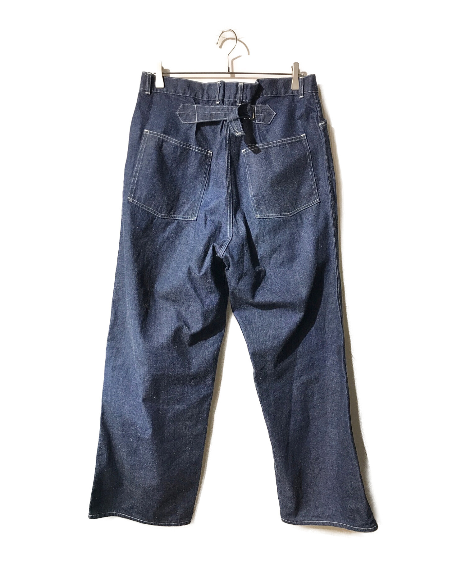 中古・古着通販】A.PRESSE (アプレッセ) Military Denim Trousers インディゴ サイズ:34｜ブランド・古着通販  トレファク公式【TREFAC FASHION】スマホサイト